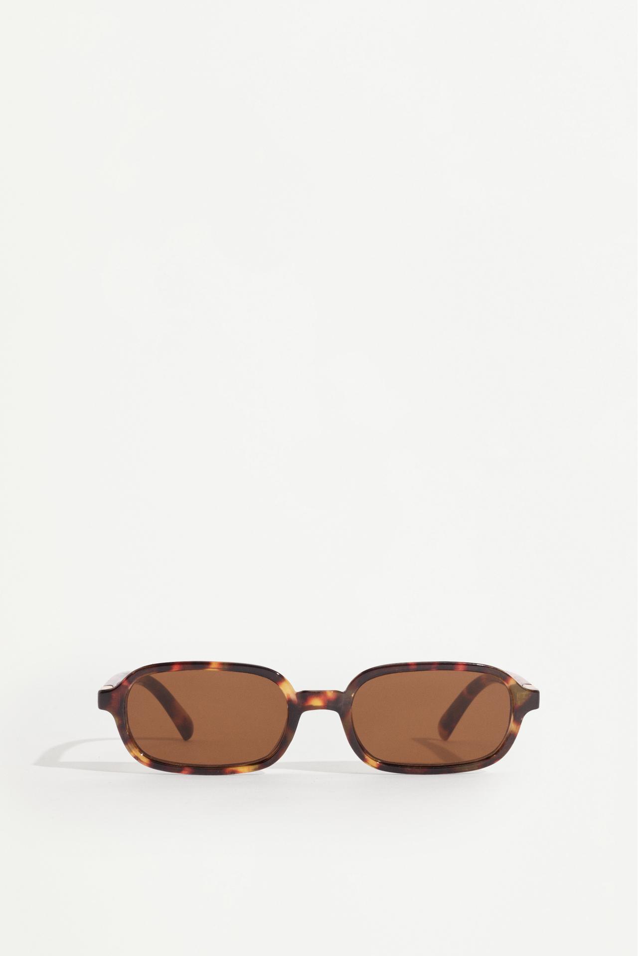 Small rectangular glasses — TORTOISESHELL