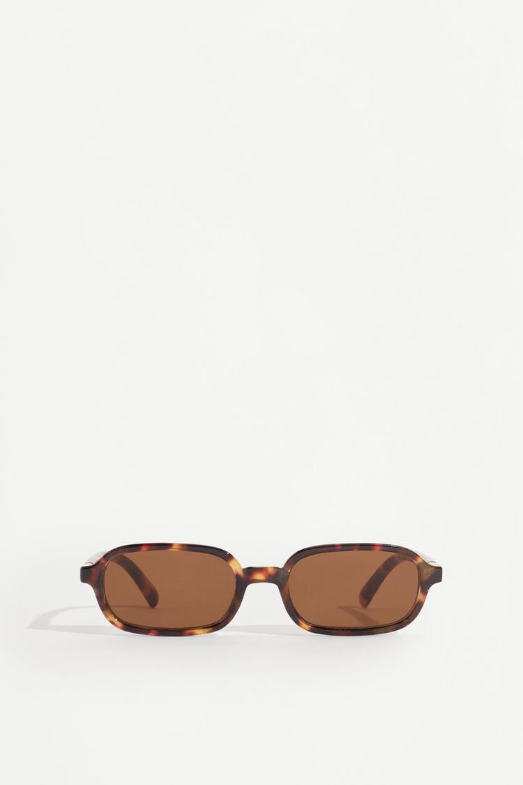 Small rectangular glasses — TORTOISESHELL