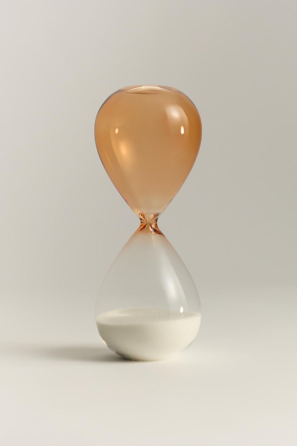 Rellotge sorra vidre 21 x 7,5 cm