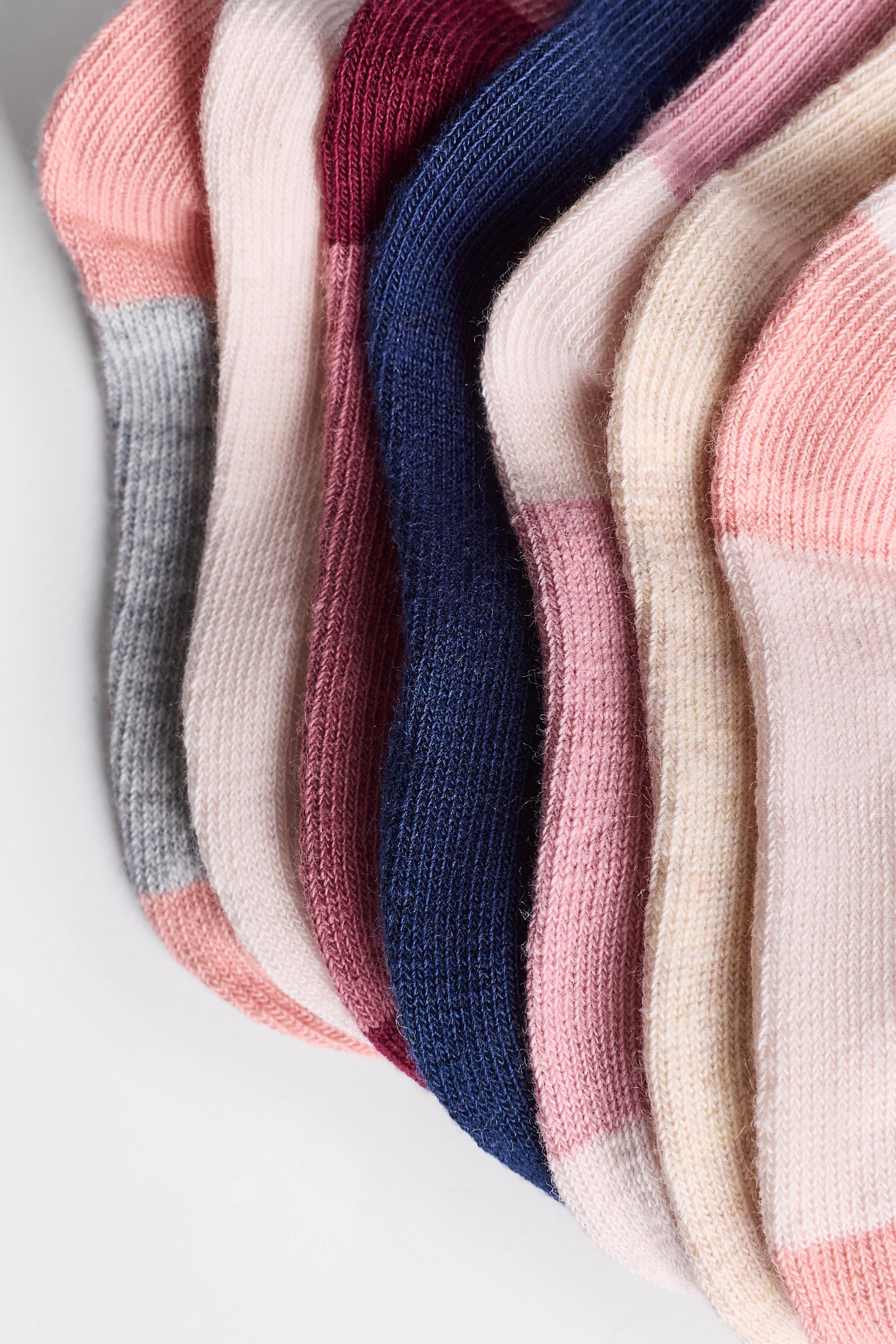 Long socks (7-pack) — PINK