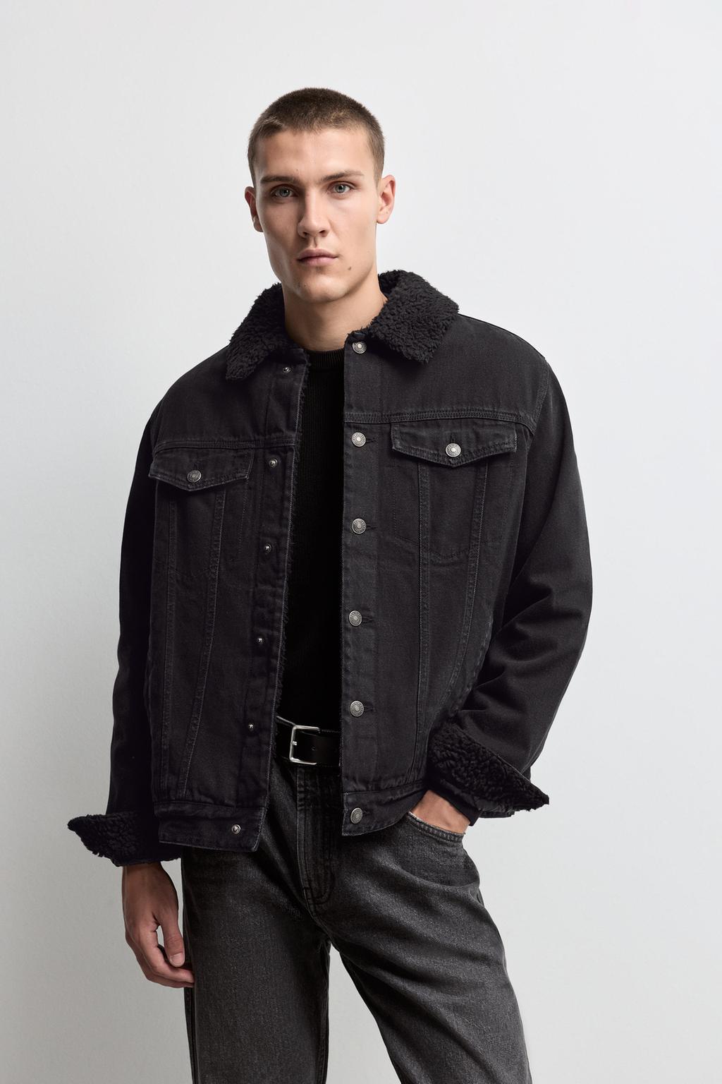 Lefties Shearling yaxalıqlı gödəkçə