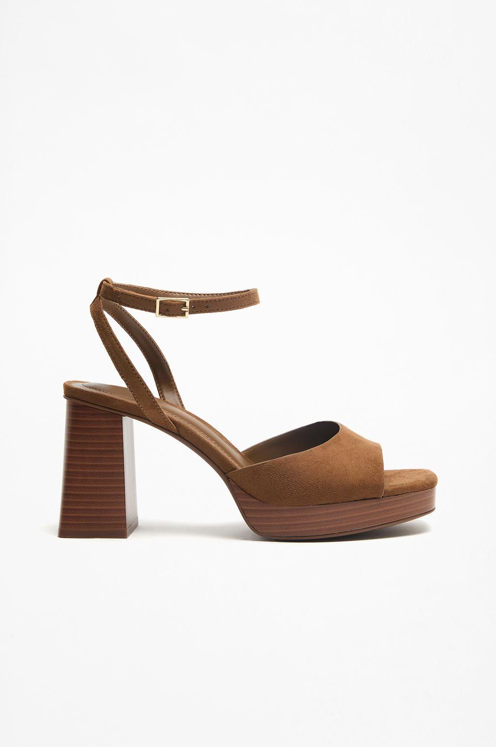 High-heel platform sandals