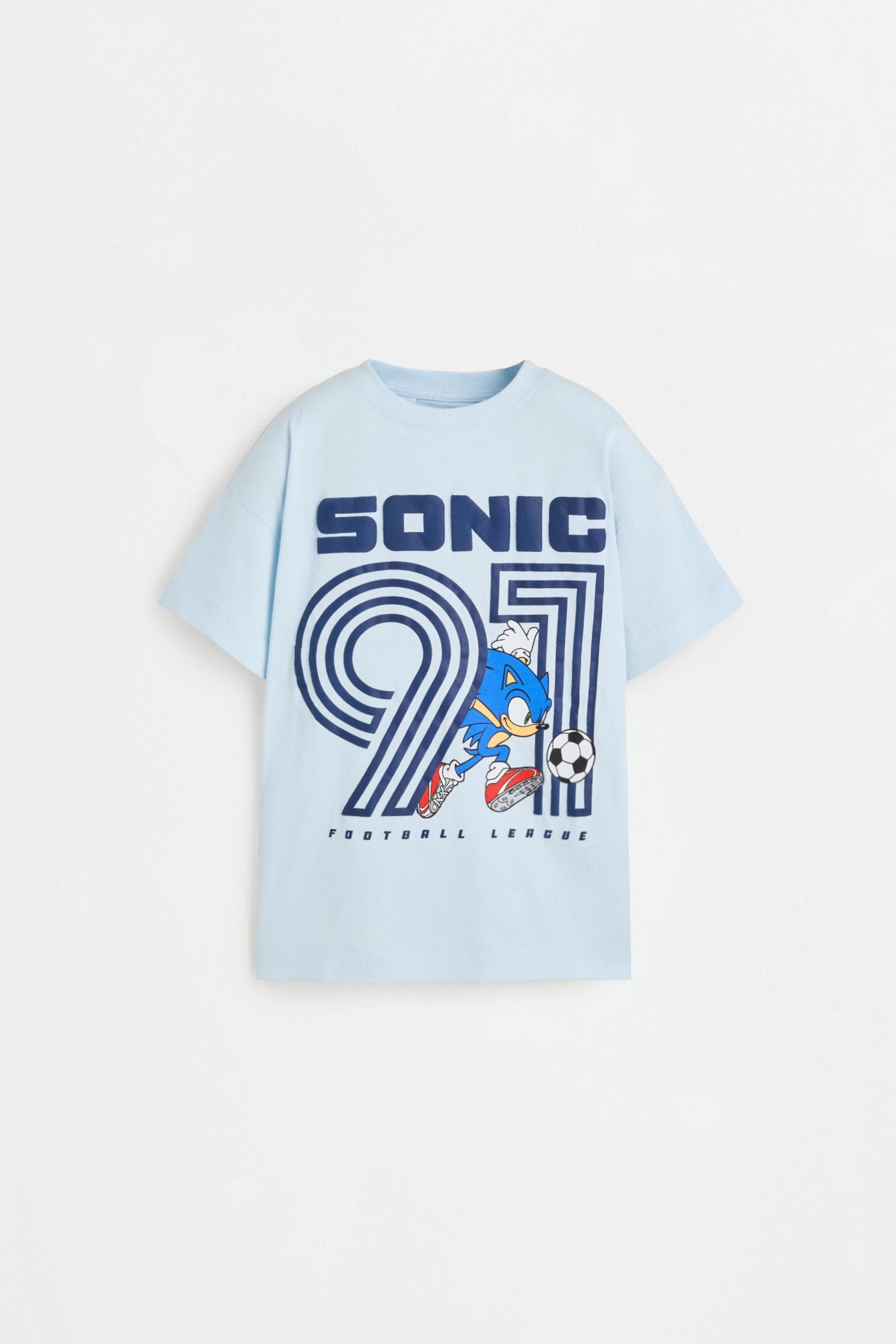 SONIC™ | SEGA soccer T-shirt — PALE BLUE