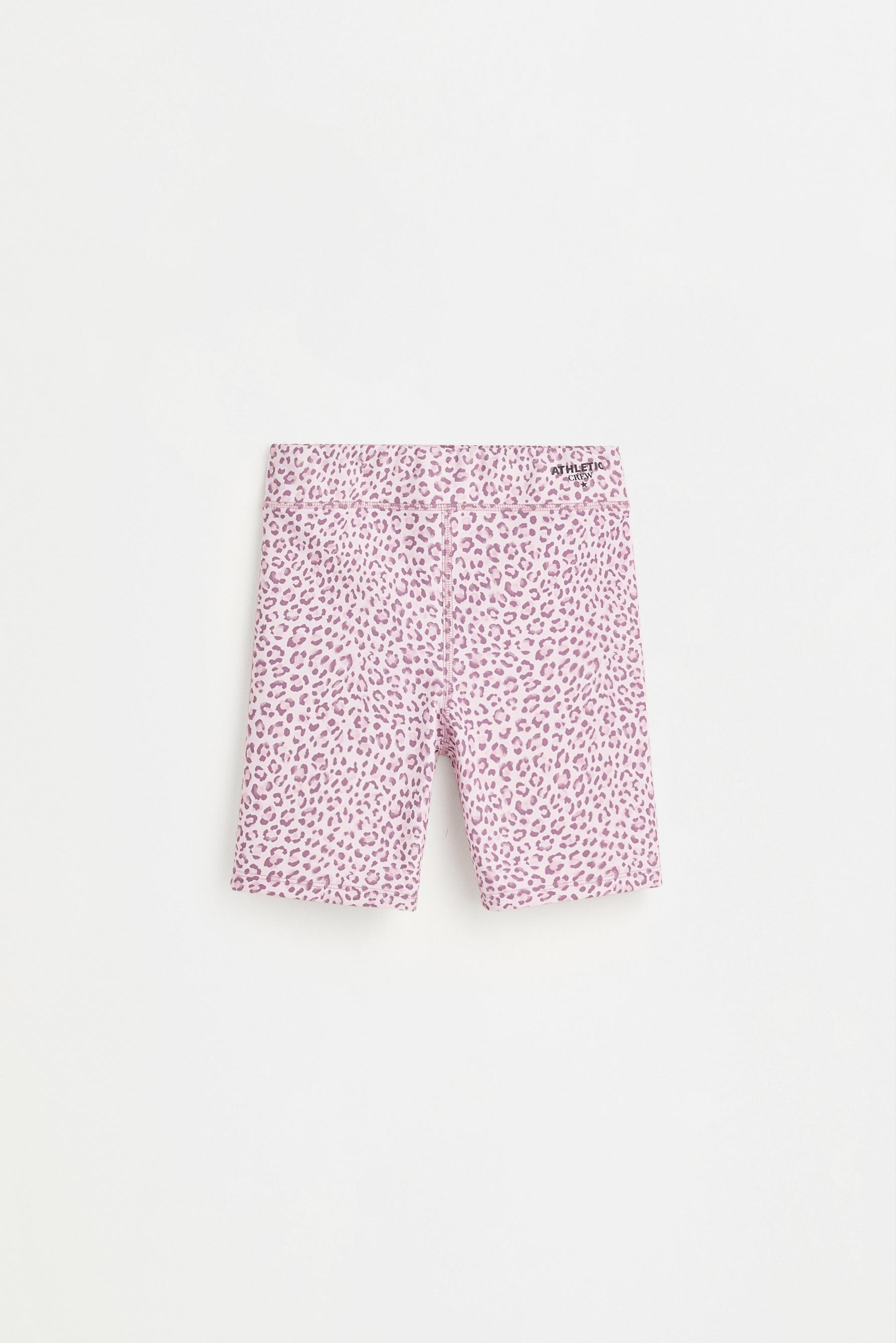 Printed cycling leggings — PINK