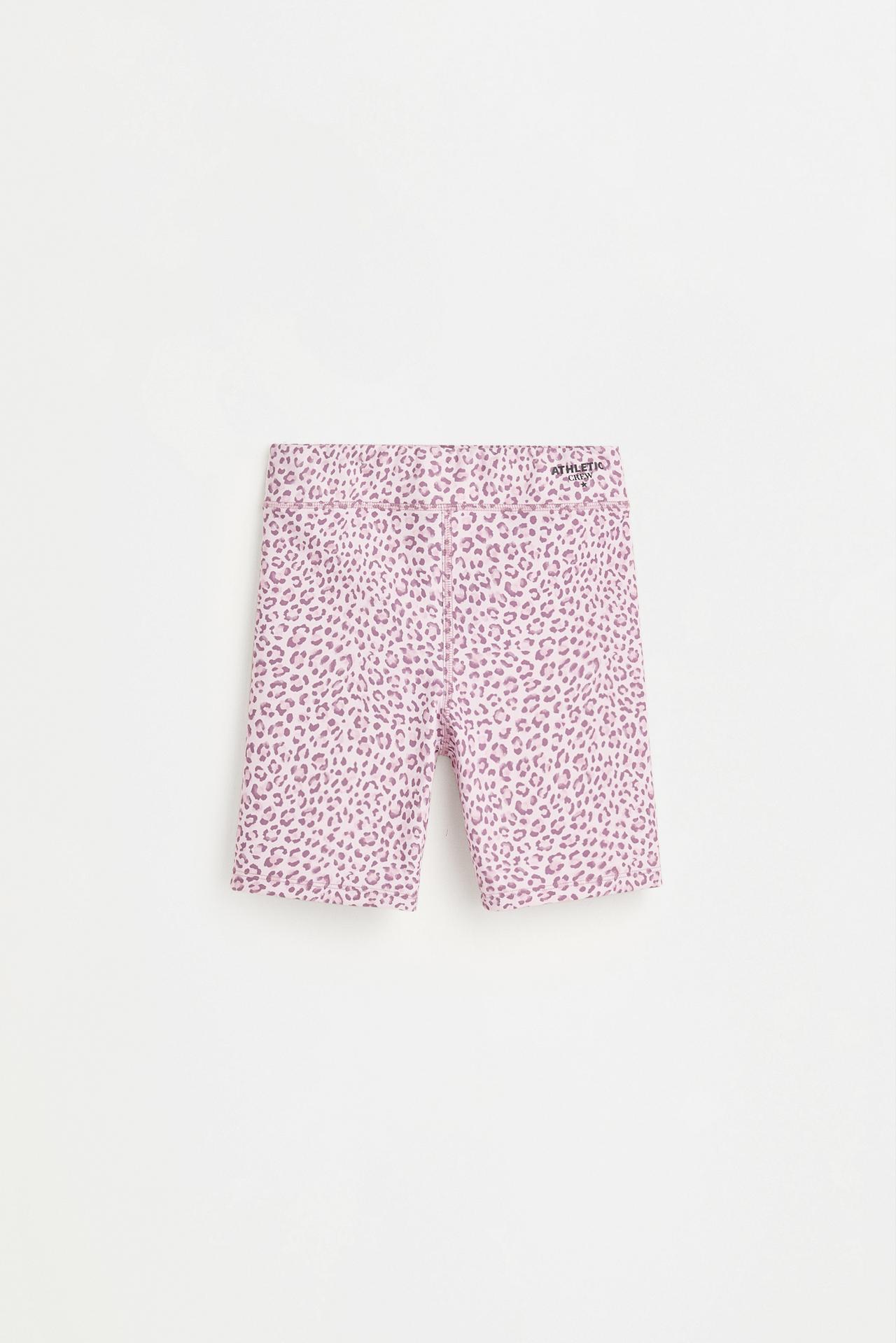 Printed cycling leggings — PINK