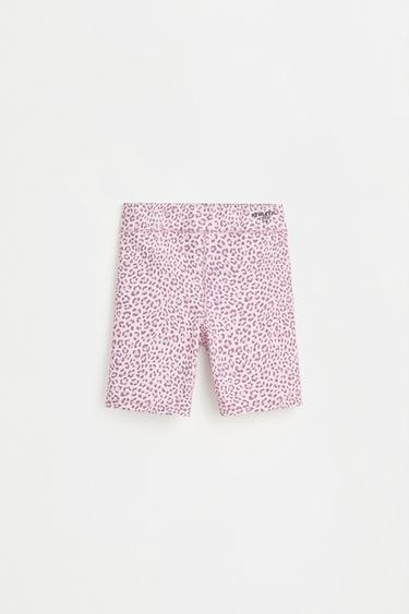 Printed cycling leggings — PINK 1