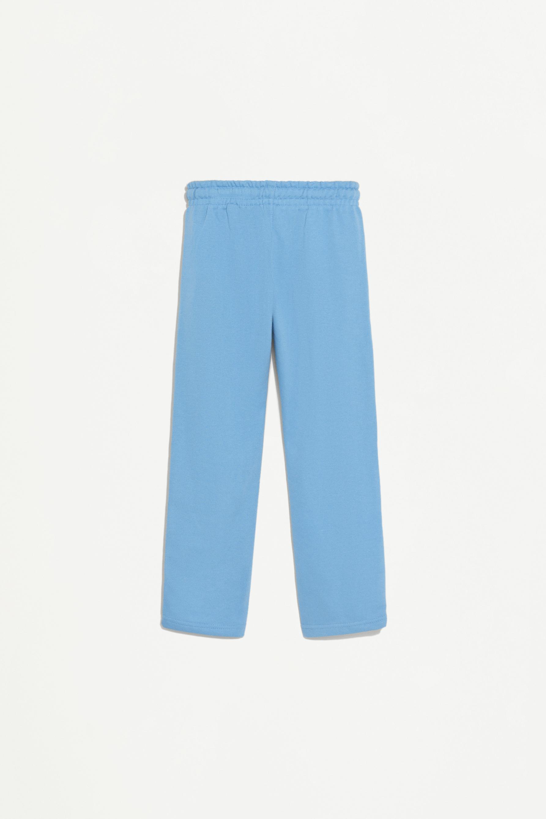 Pack of 4 plain plush trousers — PALE GREY
