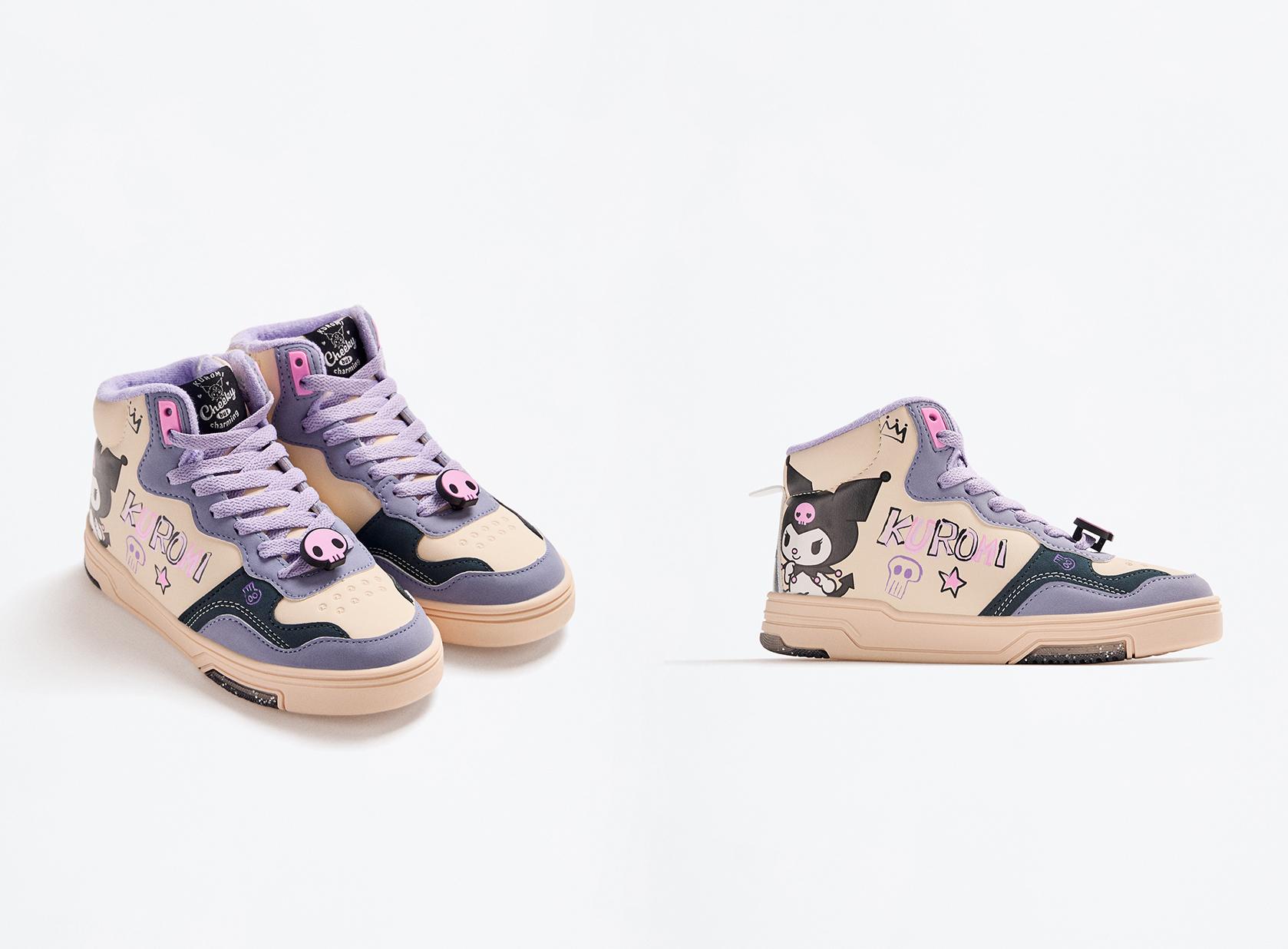 Kuromi Hello Kitty ©SANRIO ankle sneaker — MULTI-COLOURED