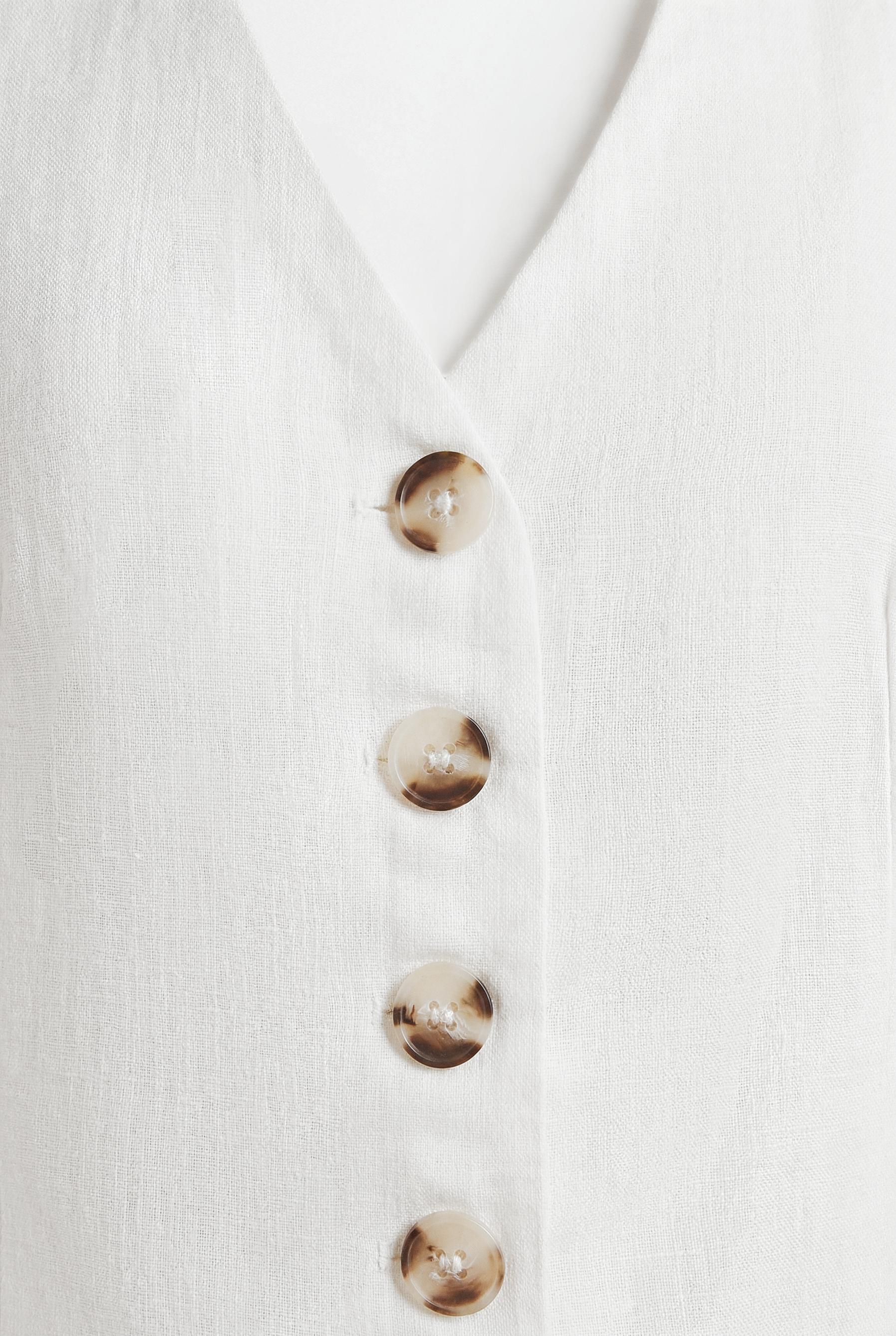 Rustic halter top — WHITE