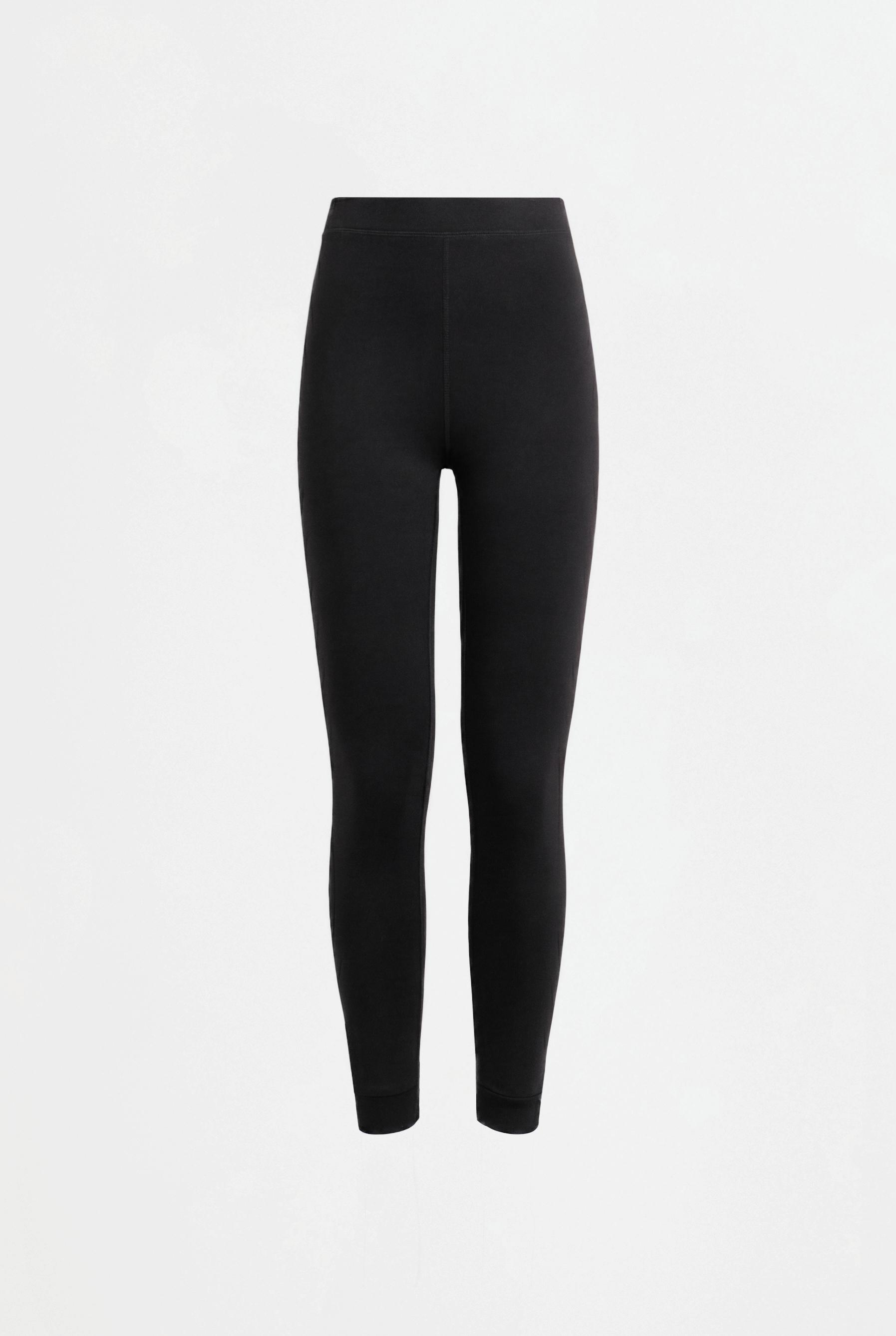 HEAVY WEIGHT thermal leggings (10°F to 48°F) — BLACK