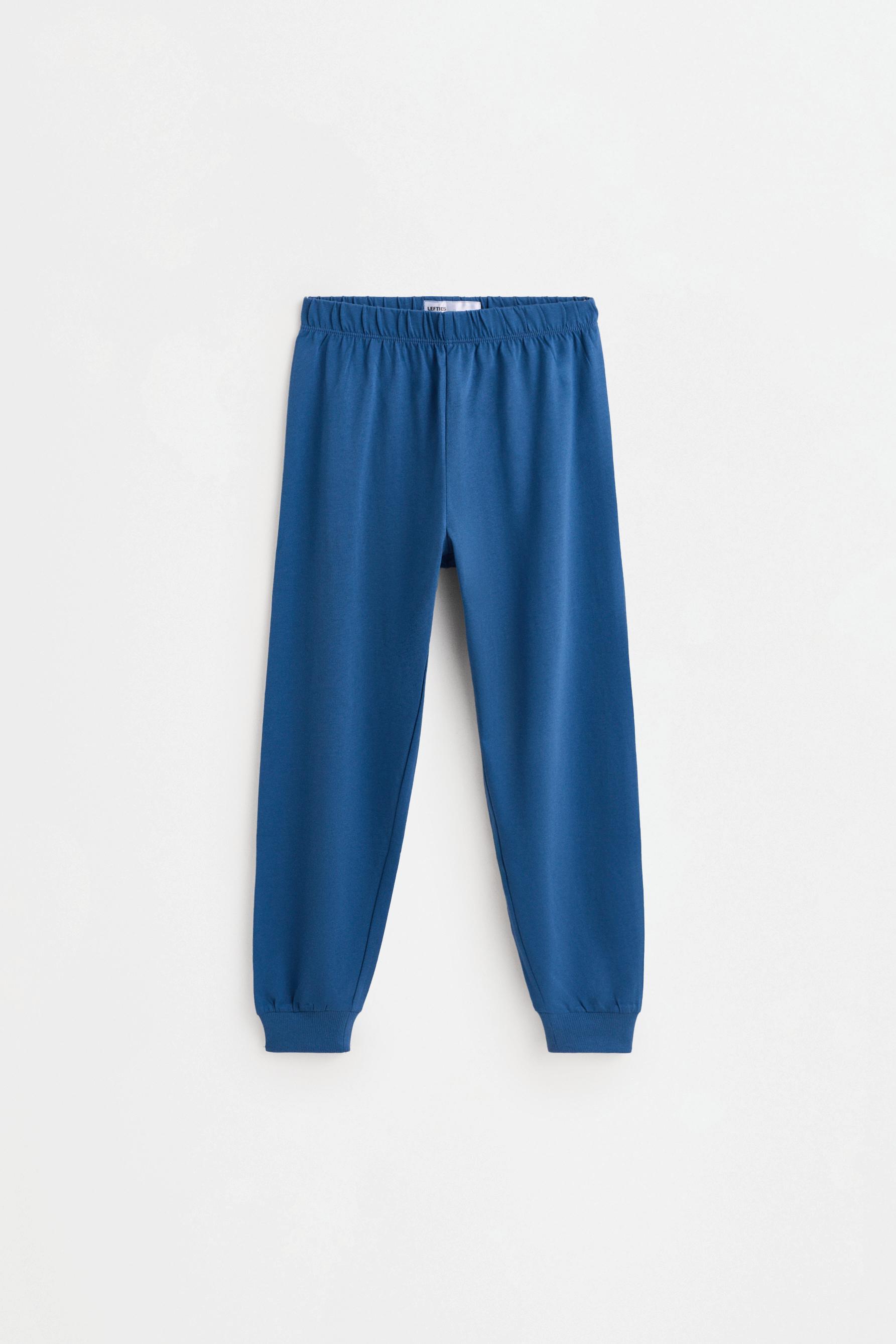 Printed pyjamas — STEEL BLUE
