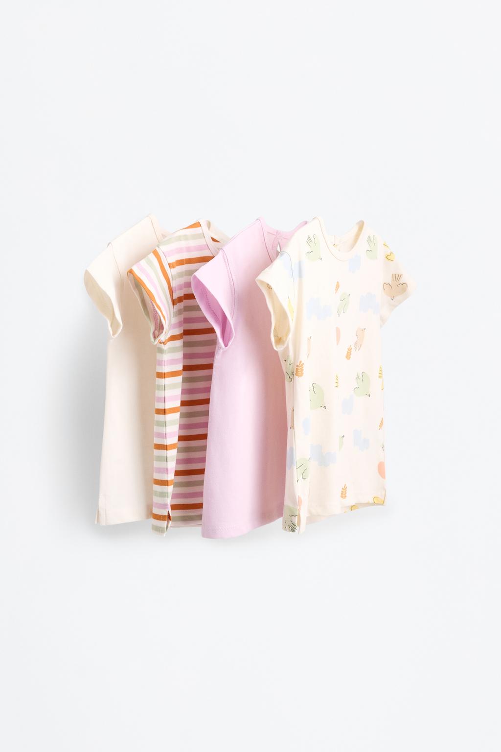 4-pack of basic T-shirts