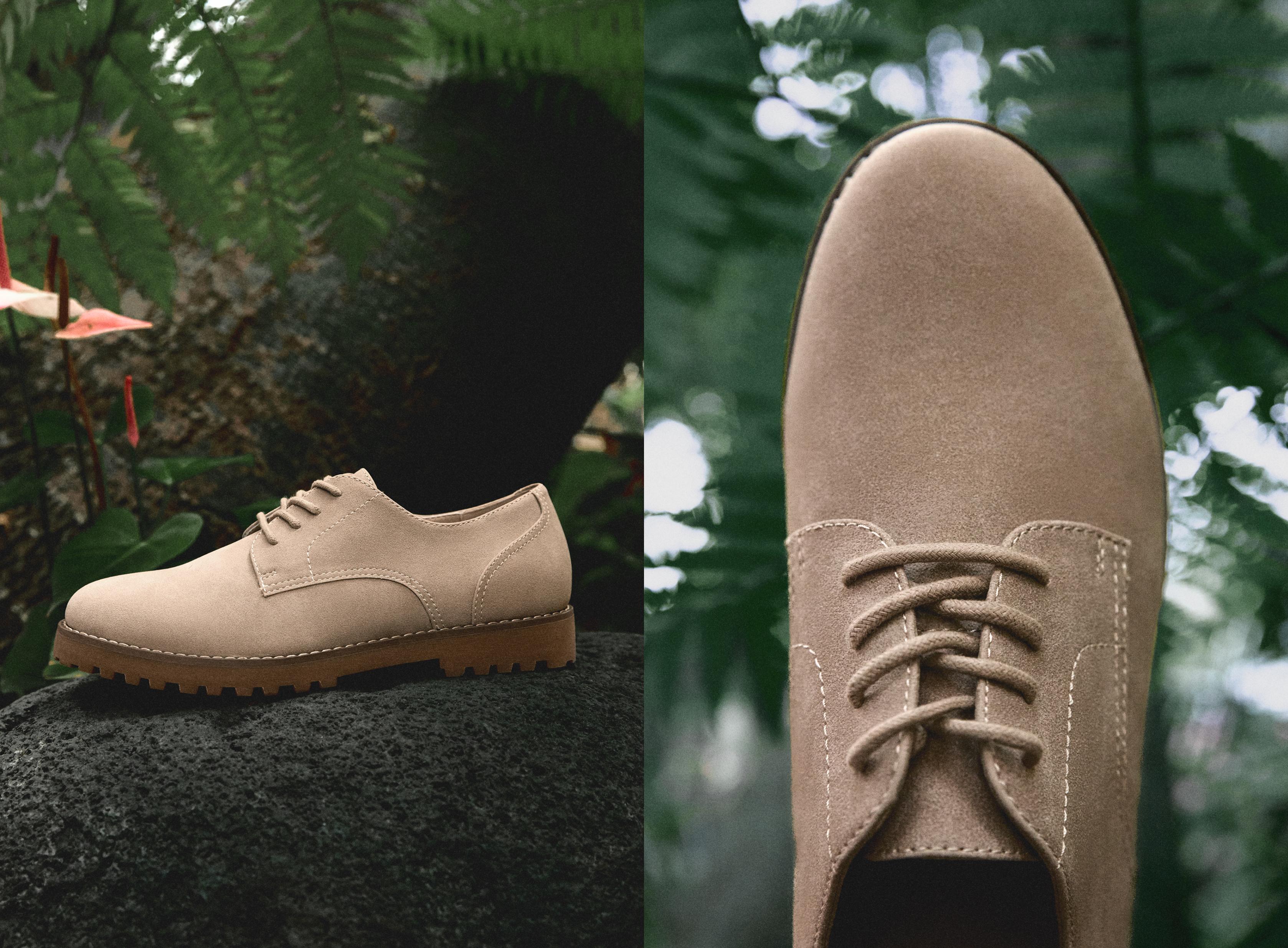 Blucher Dress Shoe — GREY