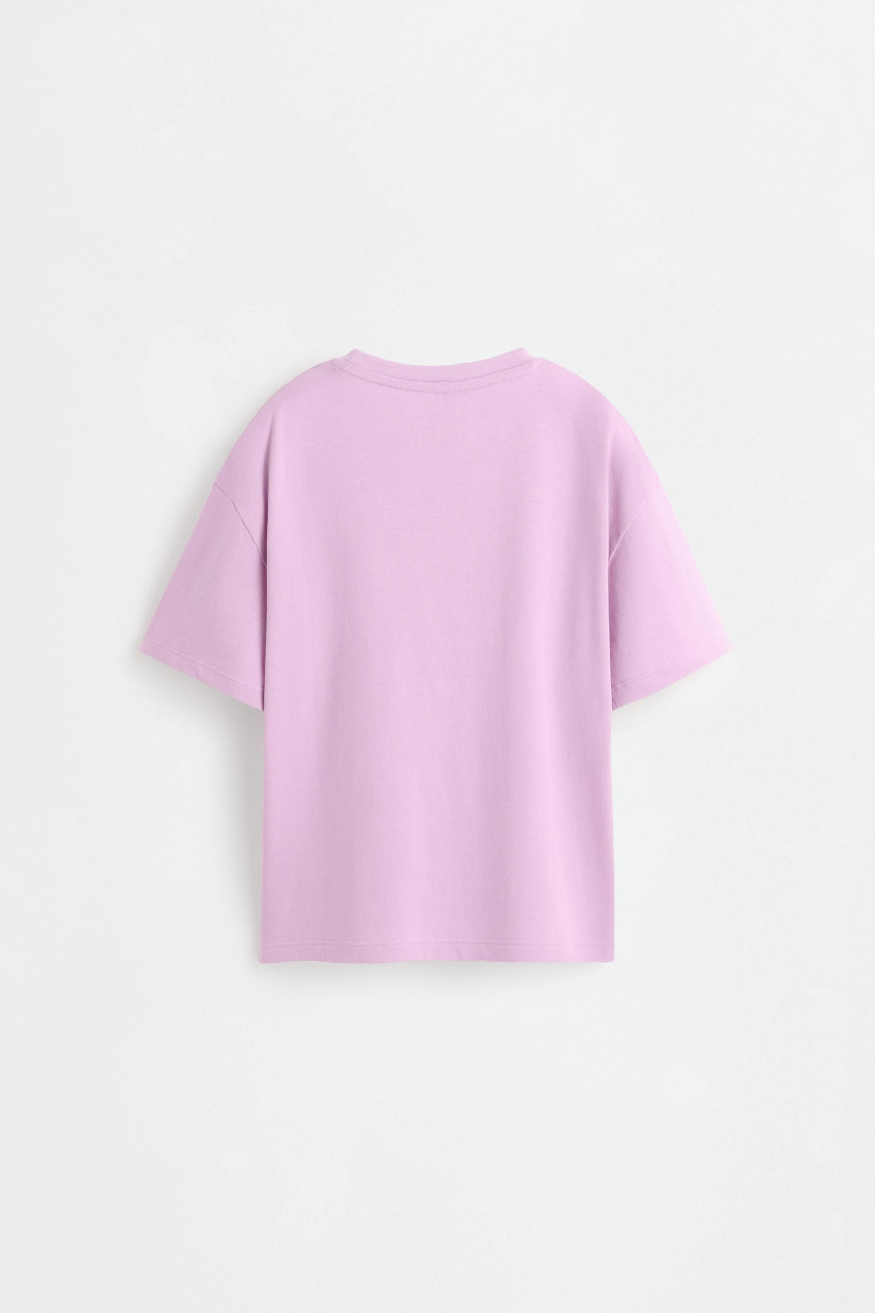 Printed T-shirt — MAUVE PINK