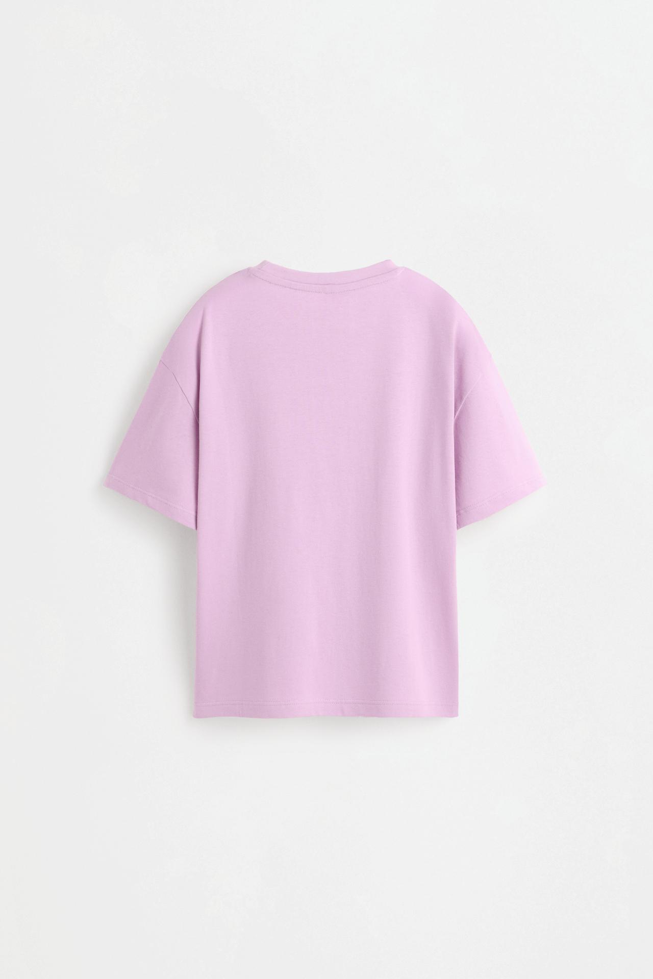 Printed T-shirt — MAUVE PINK