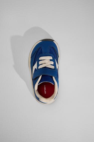 Mixed barefoot-style sneakers — ELECTRIC BLUE 5