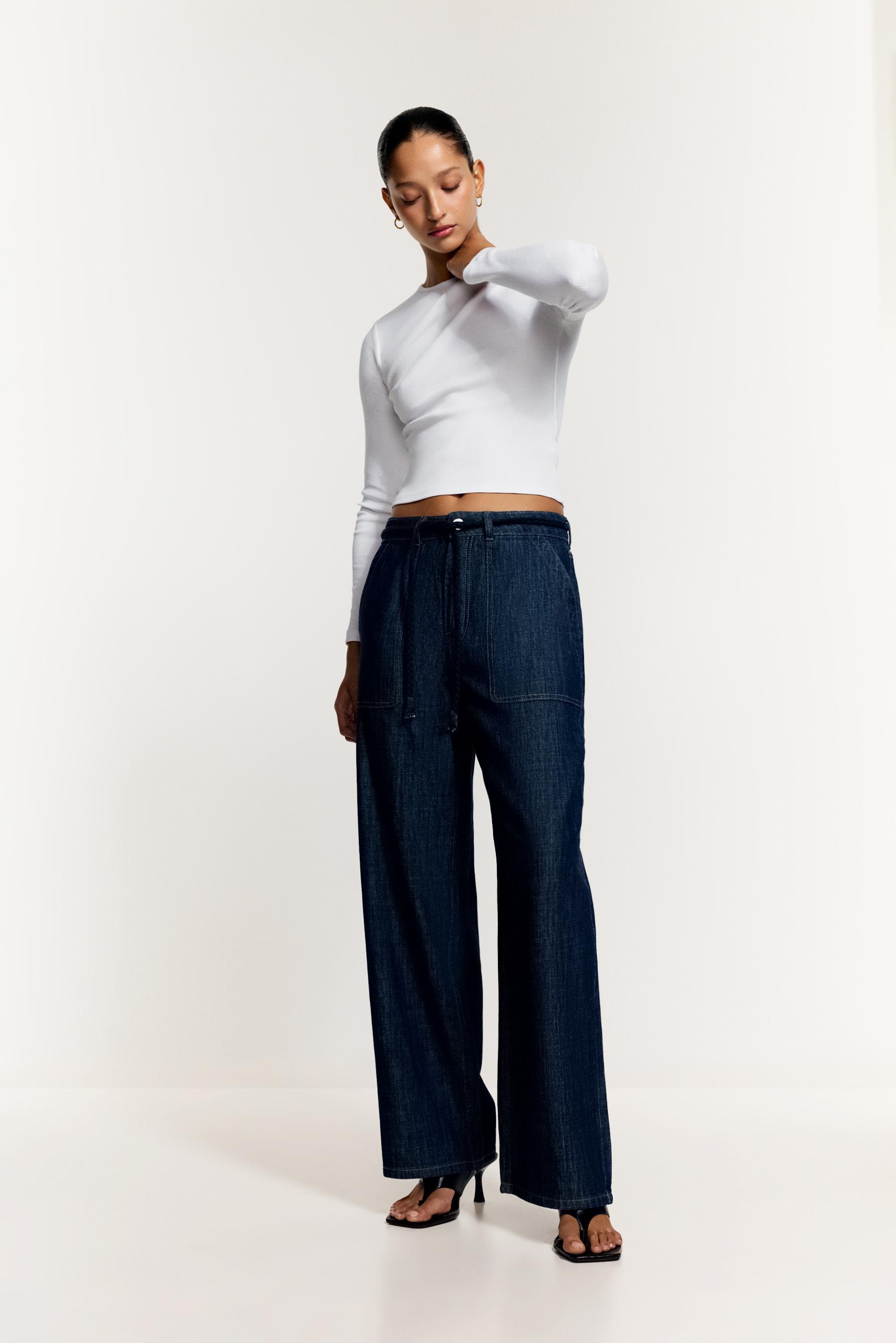 Jeans wide leg ligero
