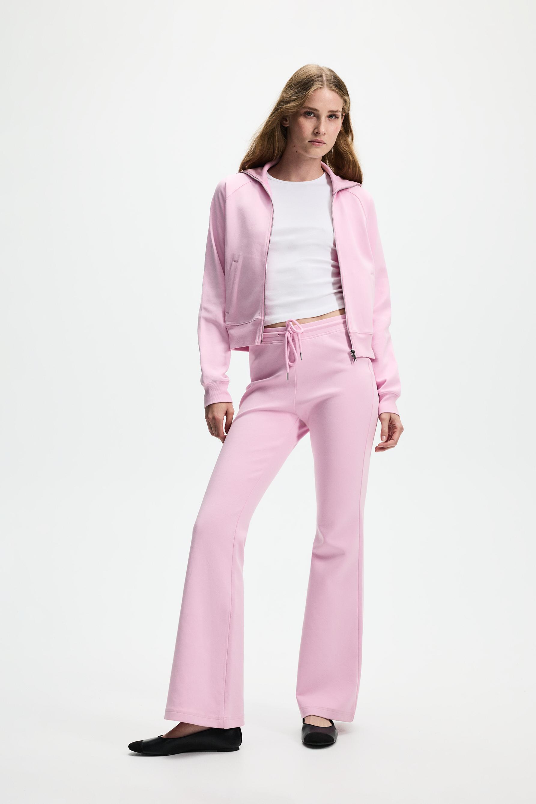 Basic interlock jacket — PASTEL PINK