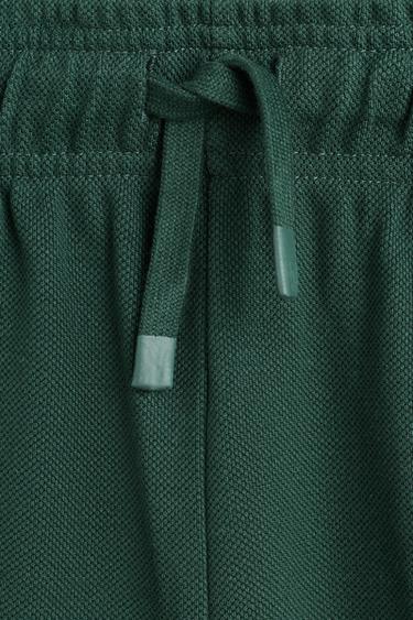 Piqué T-shirt and Bermuda shorts co-ord — DARK GREEN 5