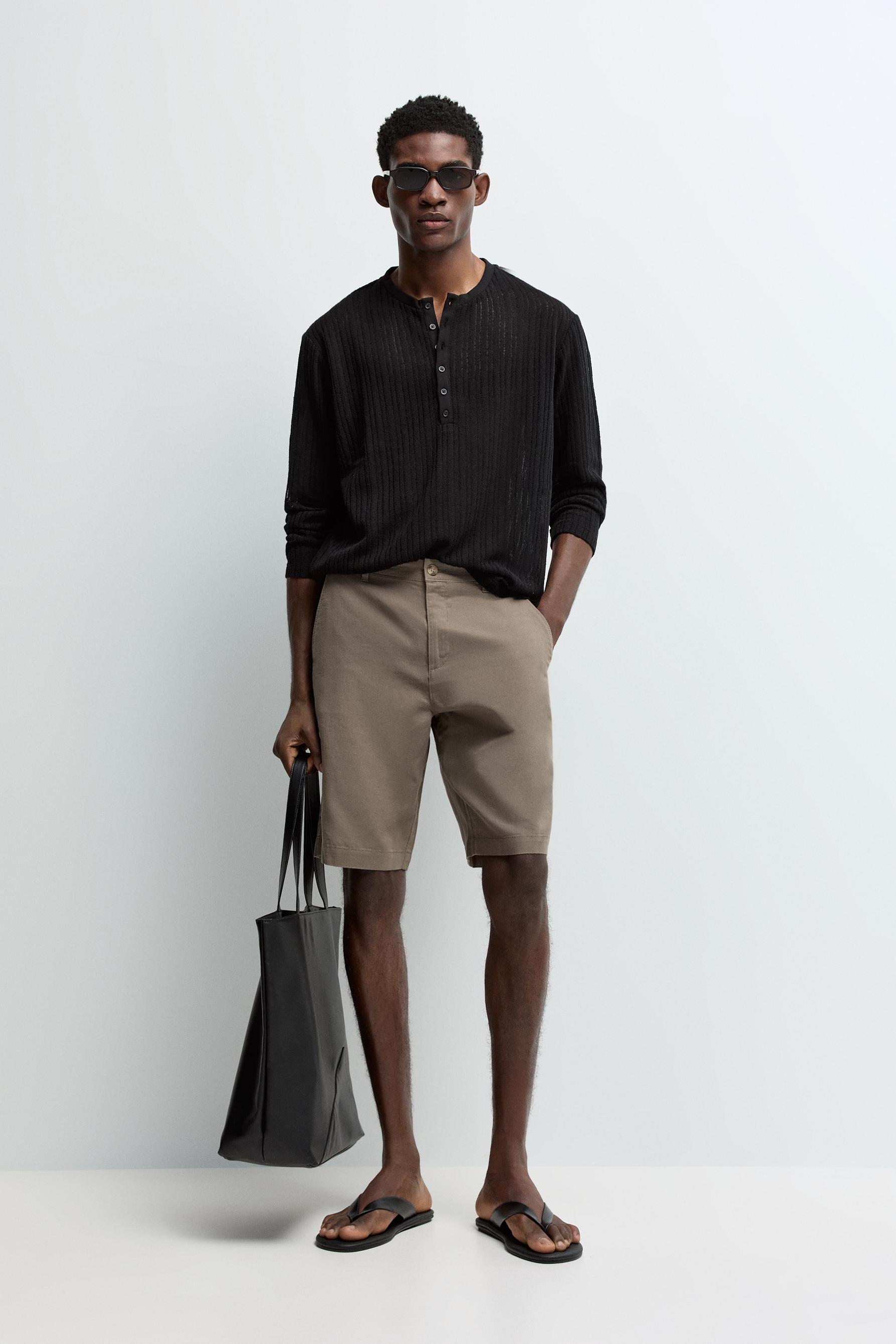 Bermuda chino algodón - lino