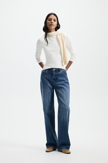 Round neck long sleeve T-shirt — OFF WHITE 2