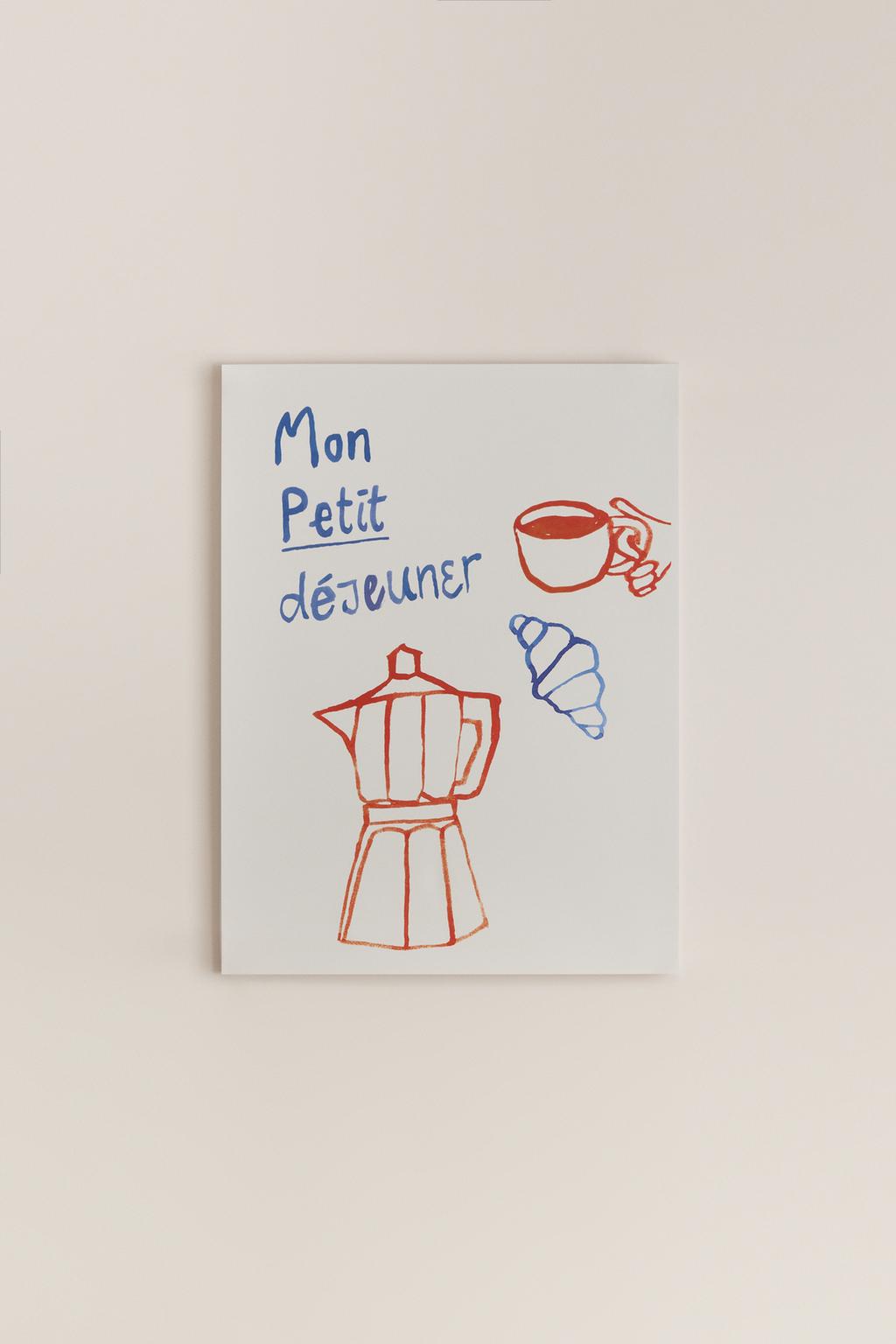 Pòster Mon Petit Déjeuner de POSTERY (30 x 40 cm)