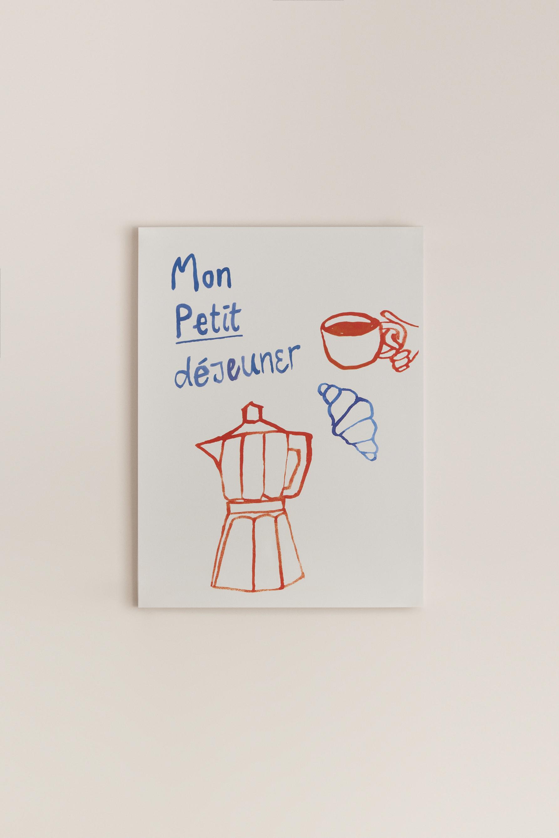 Póster Mon Petit Déjeuner de POSTERY (30 x 40 cm)