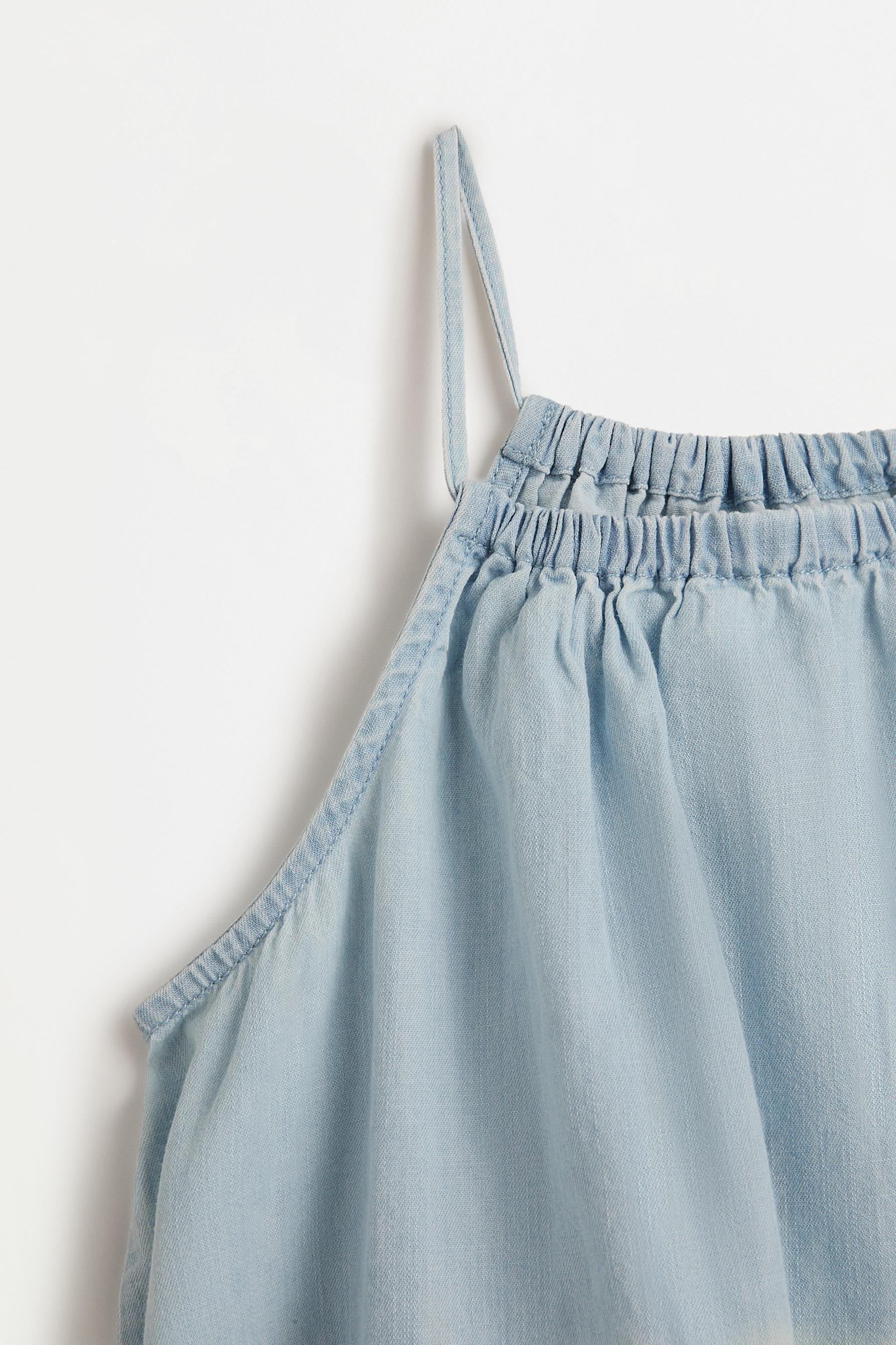 Lightweight denim tank — FADED BLUE