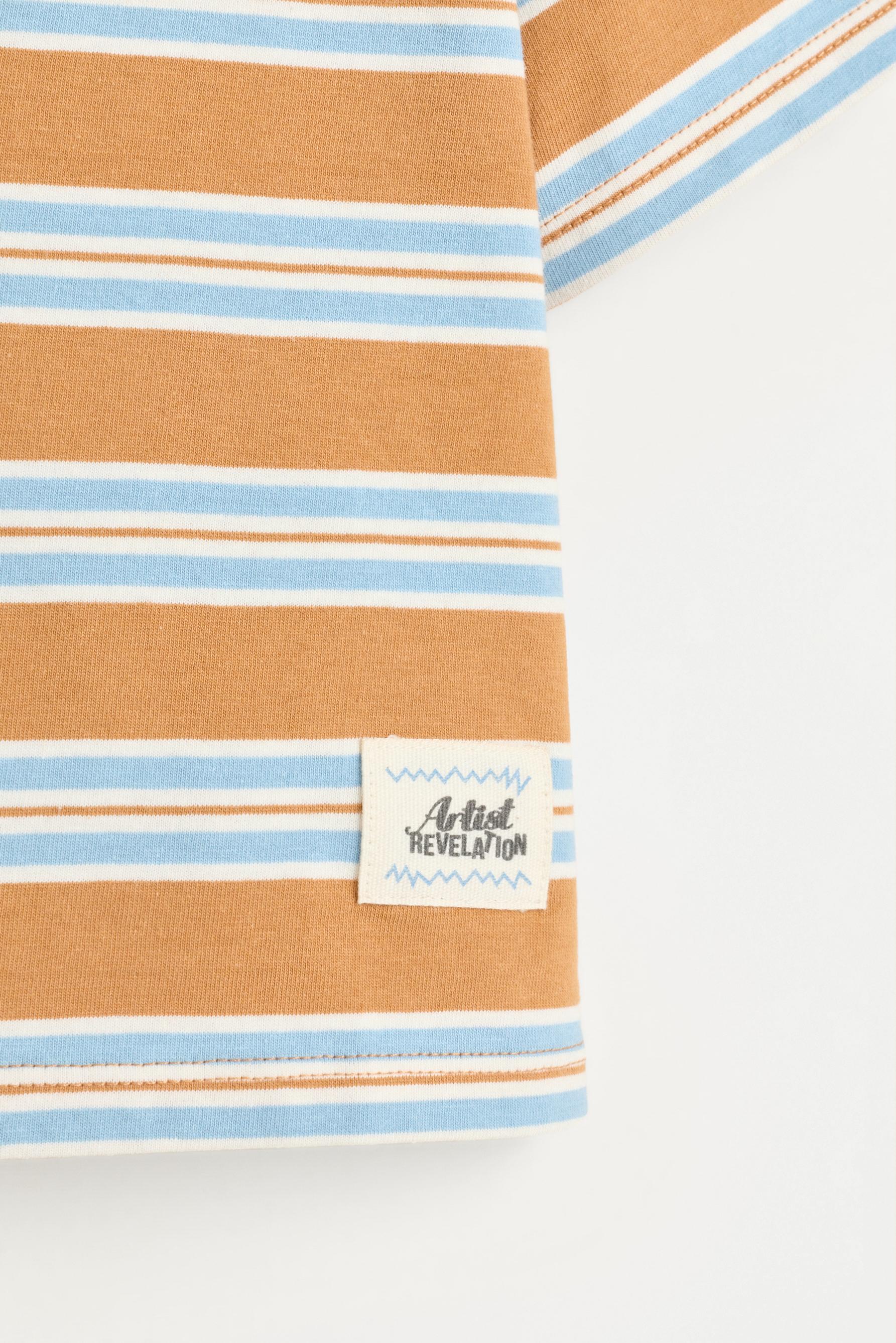 Striped T-shirt — MUSTARD