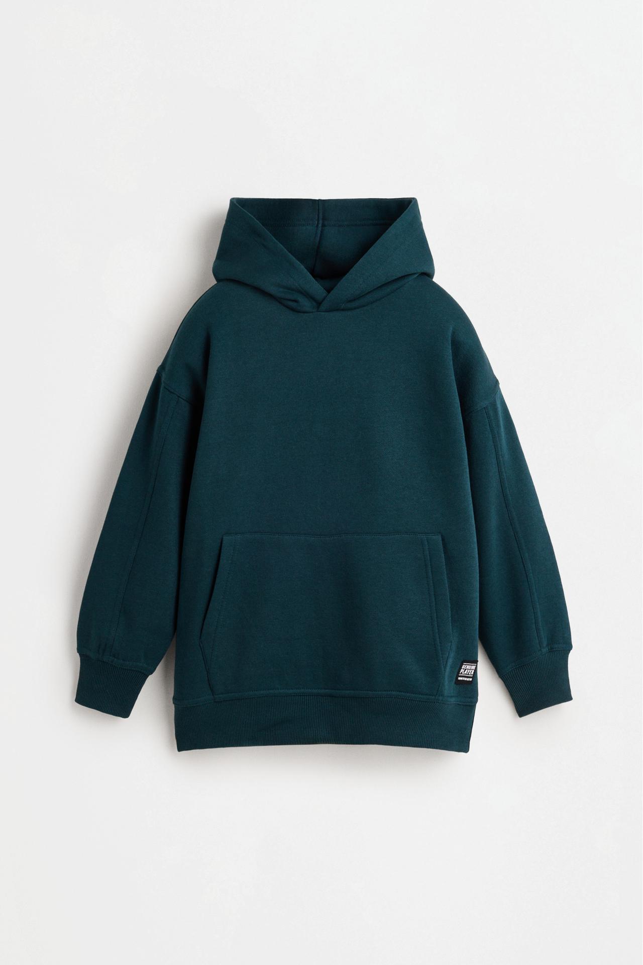 Hoodie — TEAL GREEN