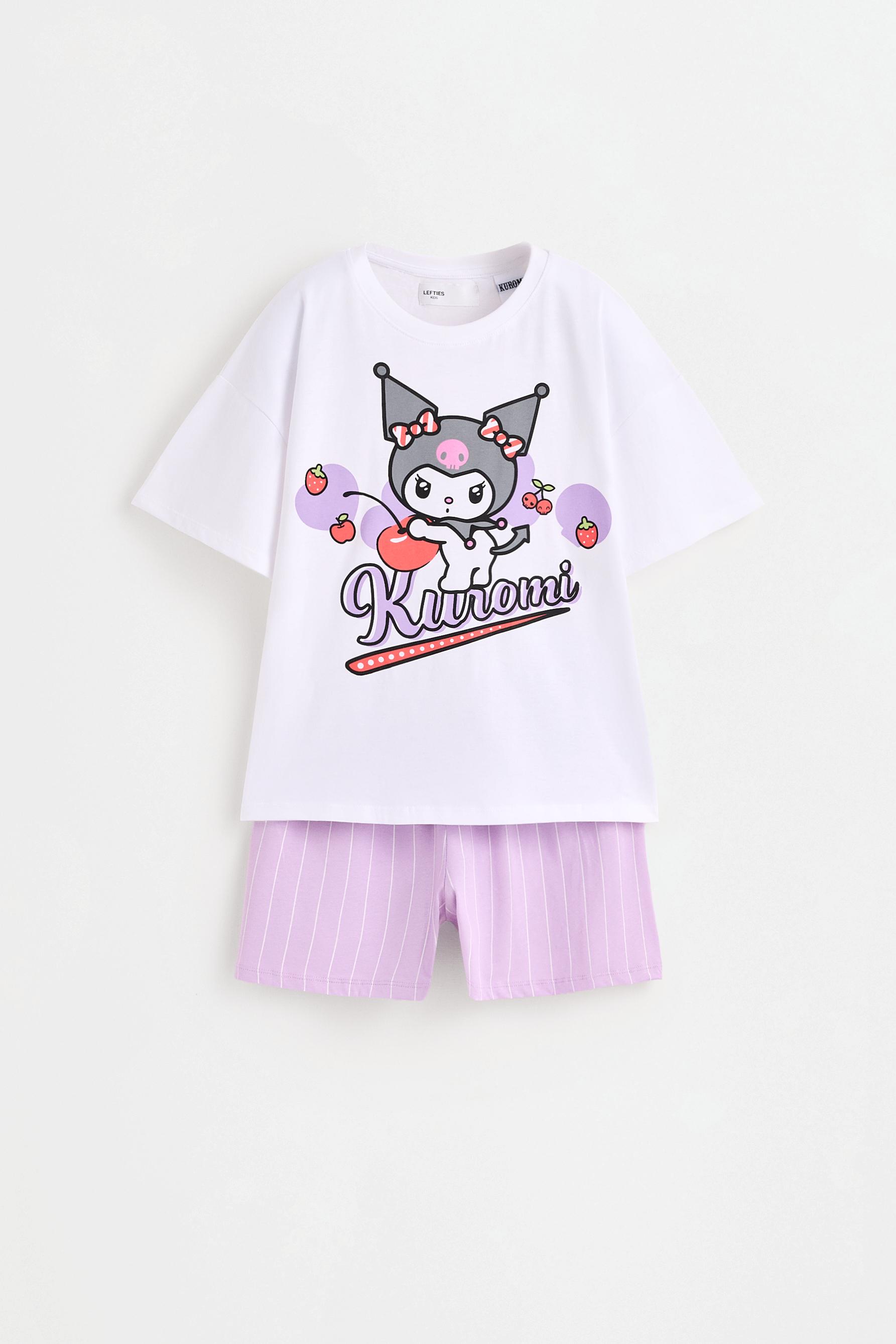 Kuromi ©SANRIO short pyjamas — OFF WHITE