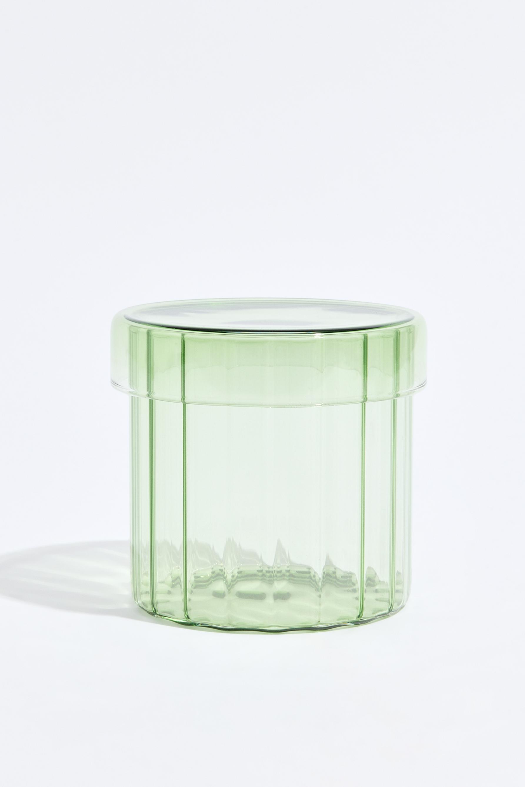 Frasco con tapa borosilicato 10 cm