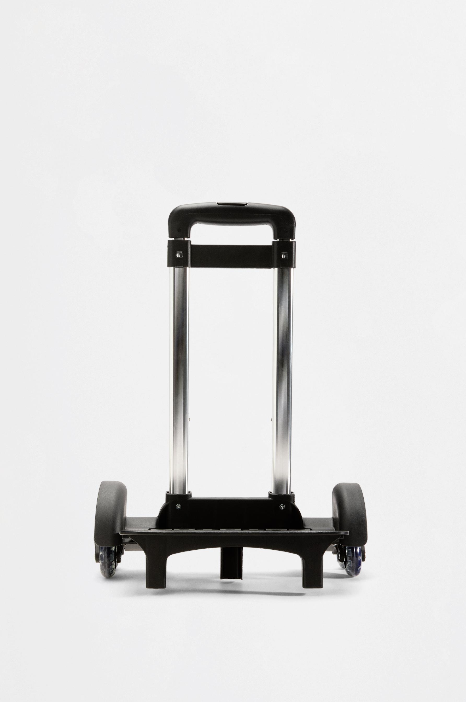 School backpack trolley — BLACK