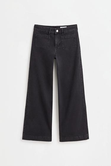Culotte pocket jeans — BLACK 6