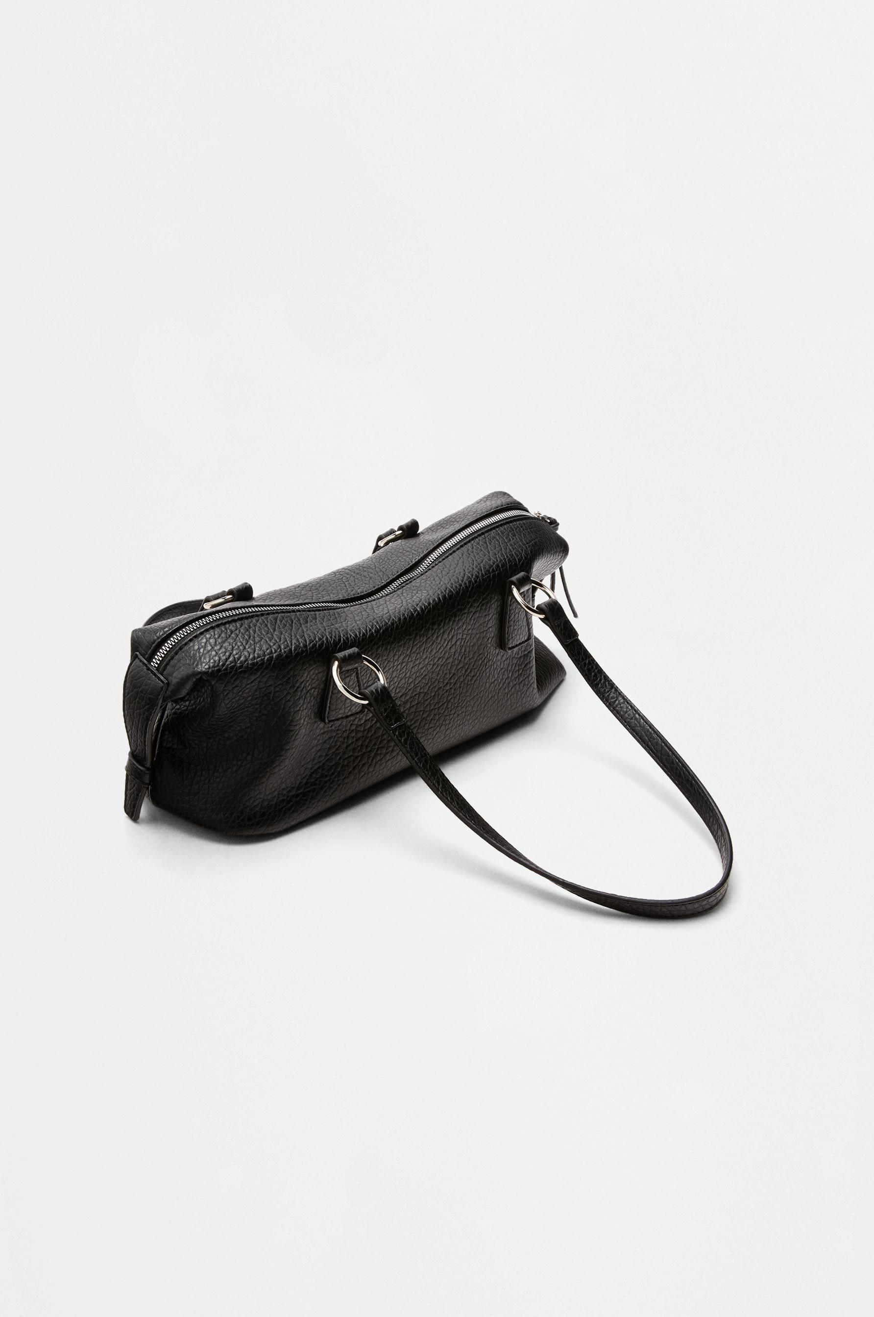 Ring shoulder bag — BLACK