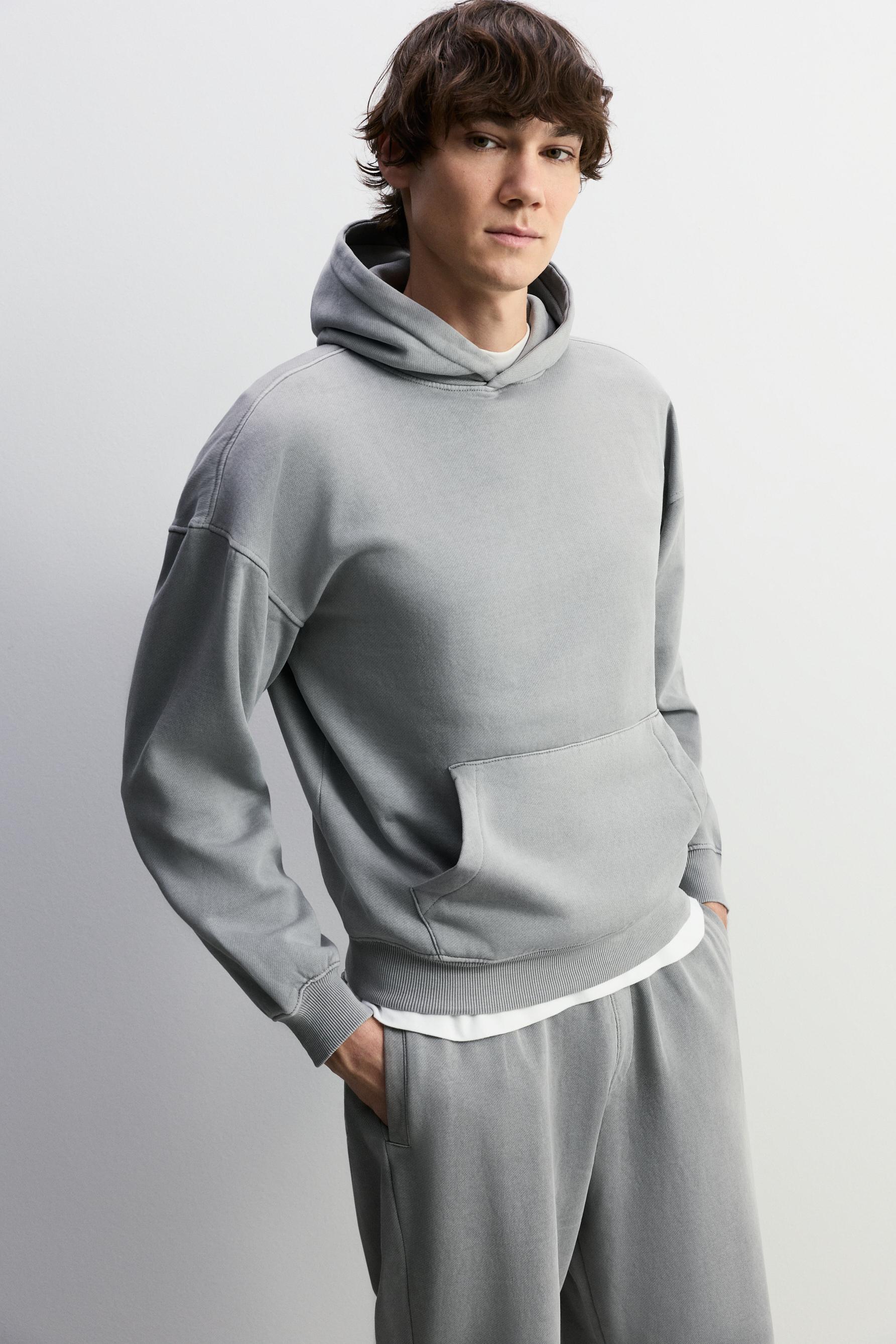 Sudadera chándal efecto lavado