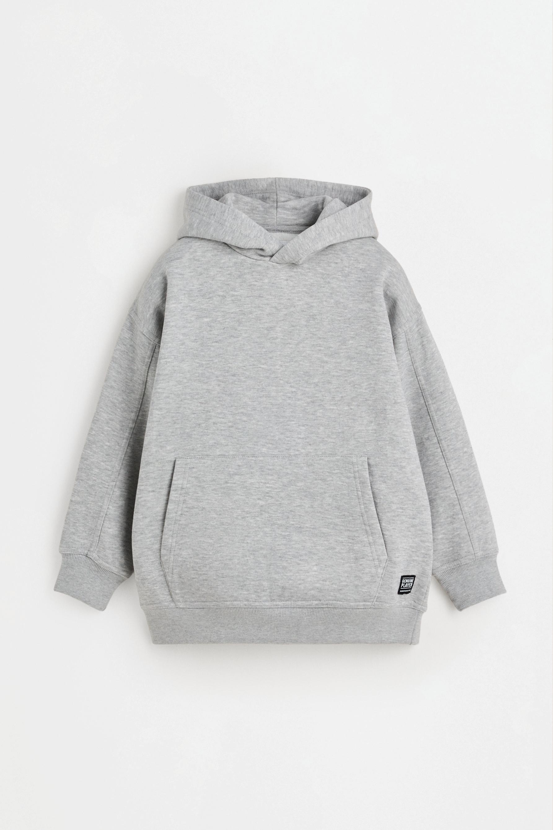 Hoodie — GREY MARL