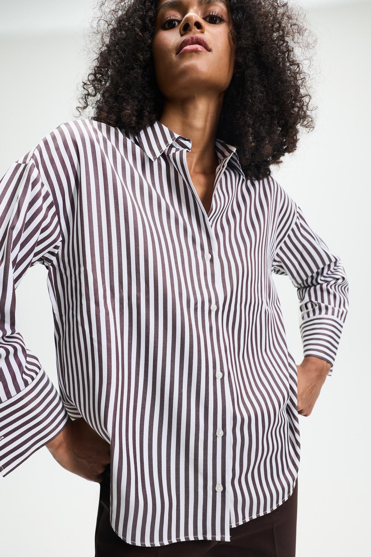Striped shirt — CHOCOLATE