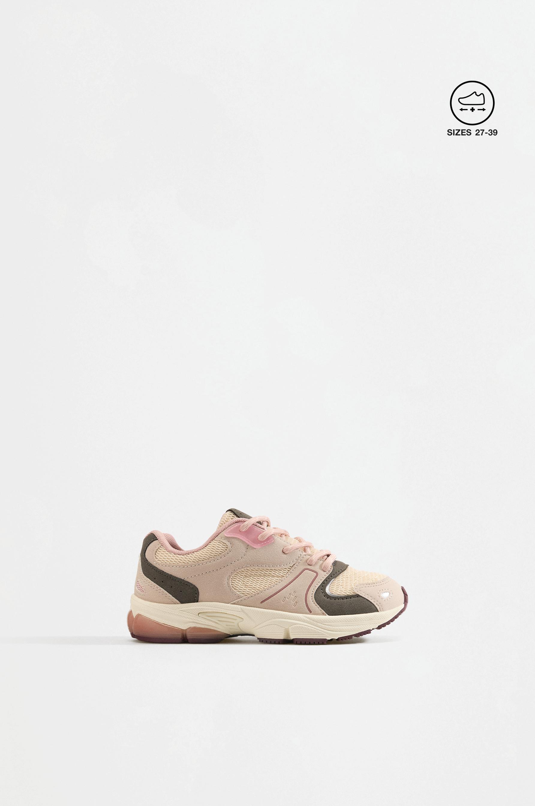 Multi-piece trainers — BROWN