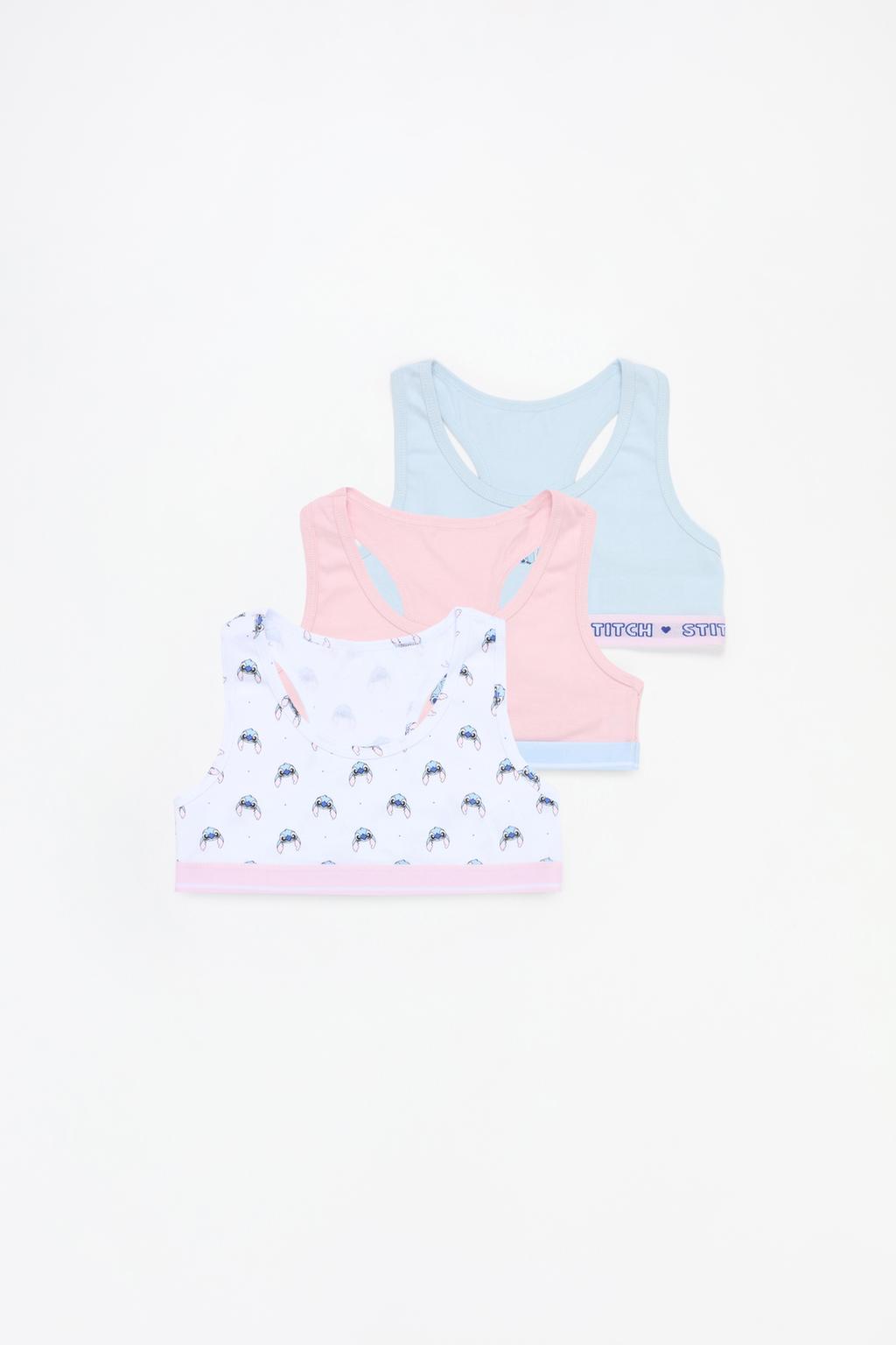 Pack de 3 tops estampados de Lilo & Stitch ©Disney