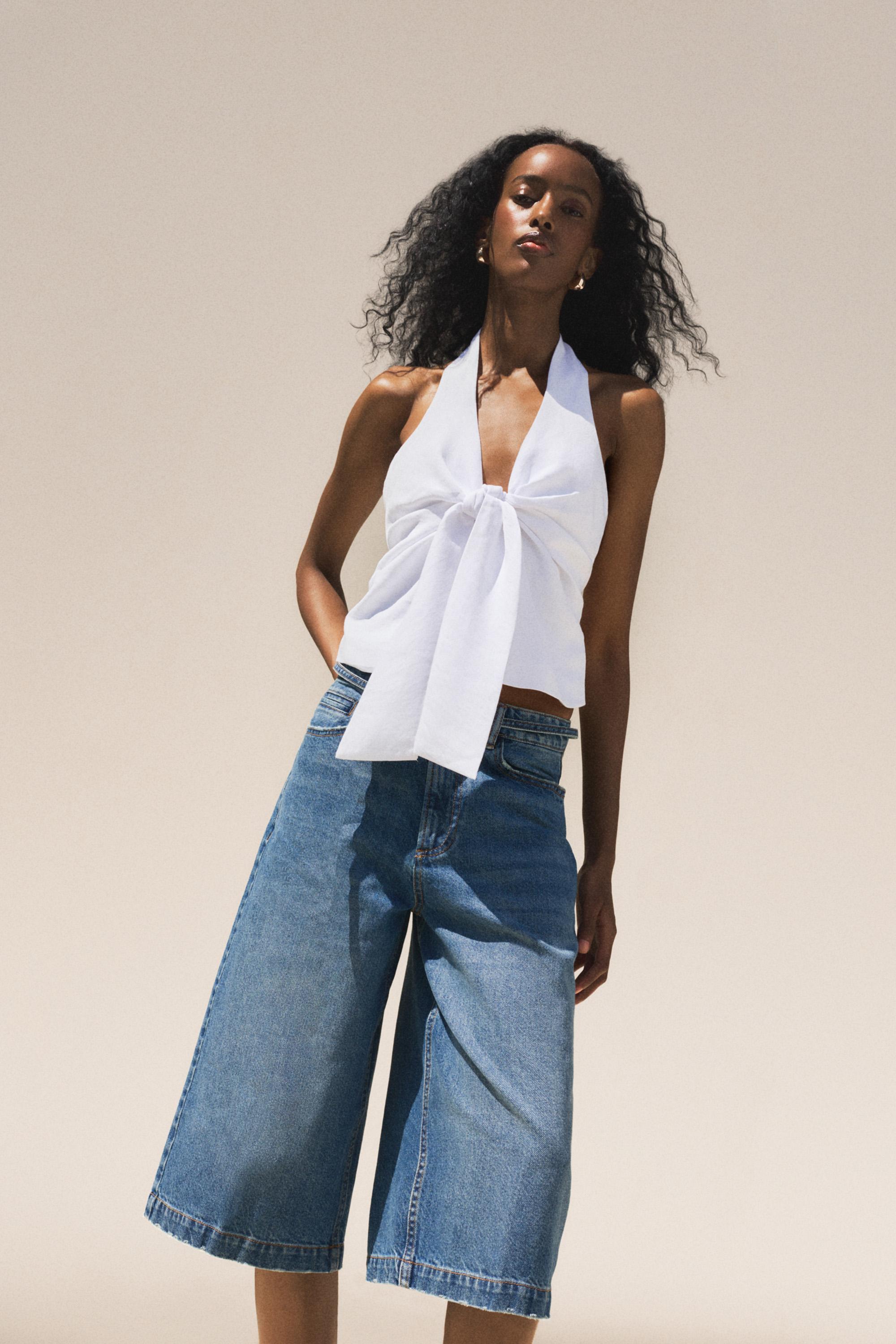 Denim Jorts — NAVY