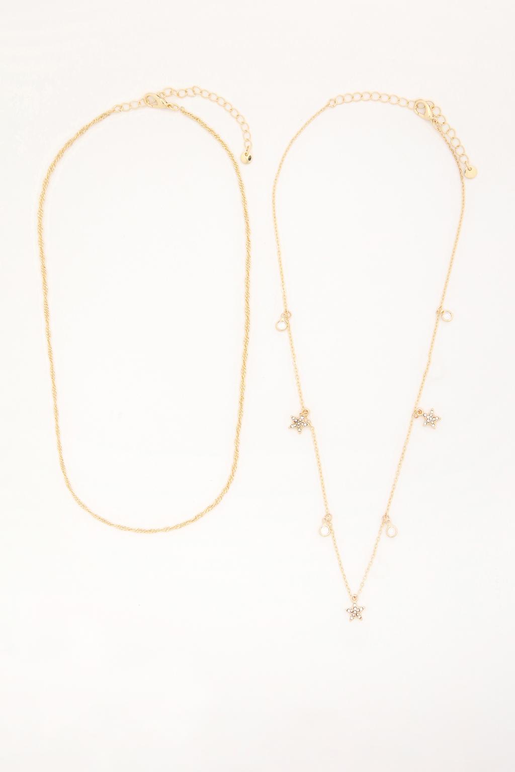 Pack 2 collares estrellas