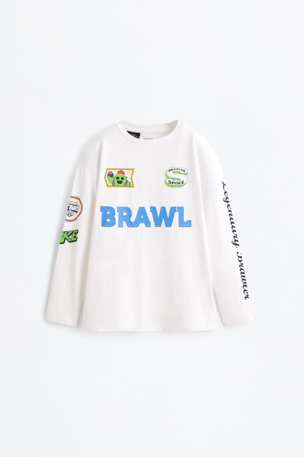Brawl Stars ©Supercell Oy T-shirt with rubberised text