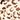 Satin animal print scarf — DARK BROWN