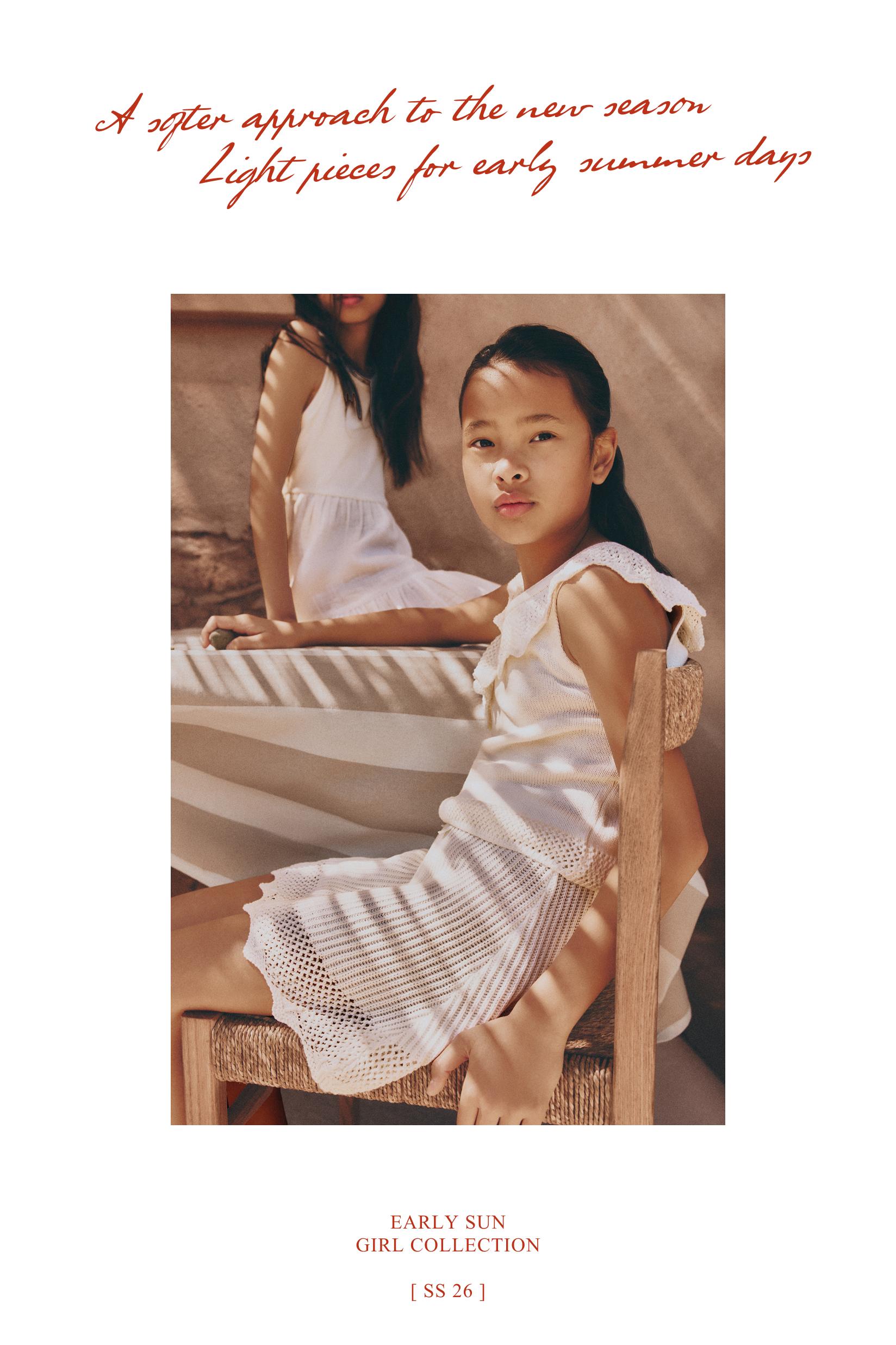 Asymmetric knit top — OFF WHITE