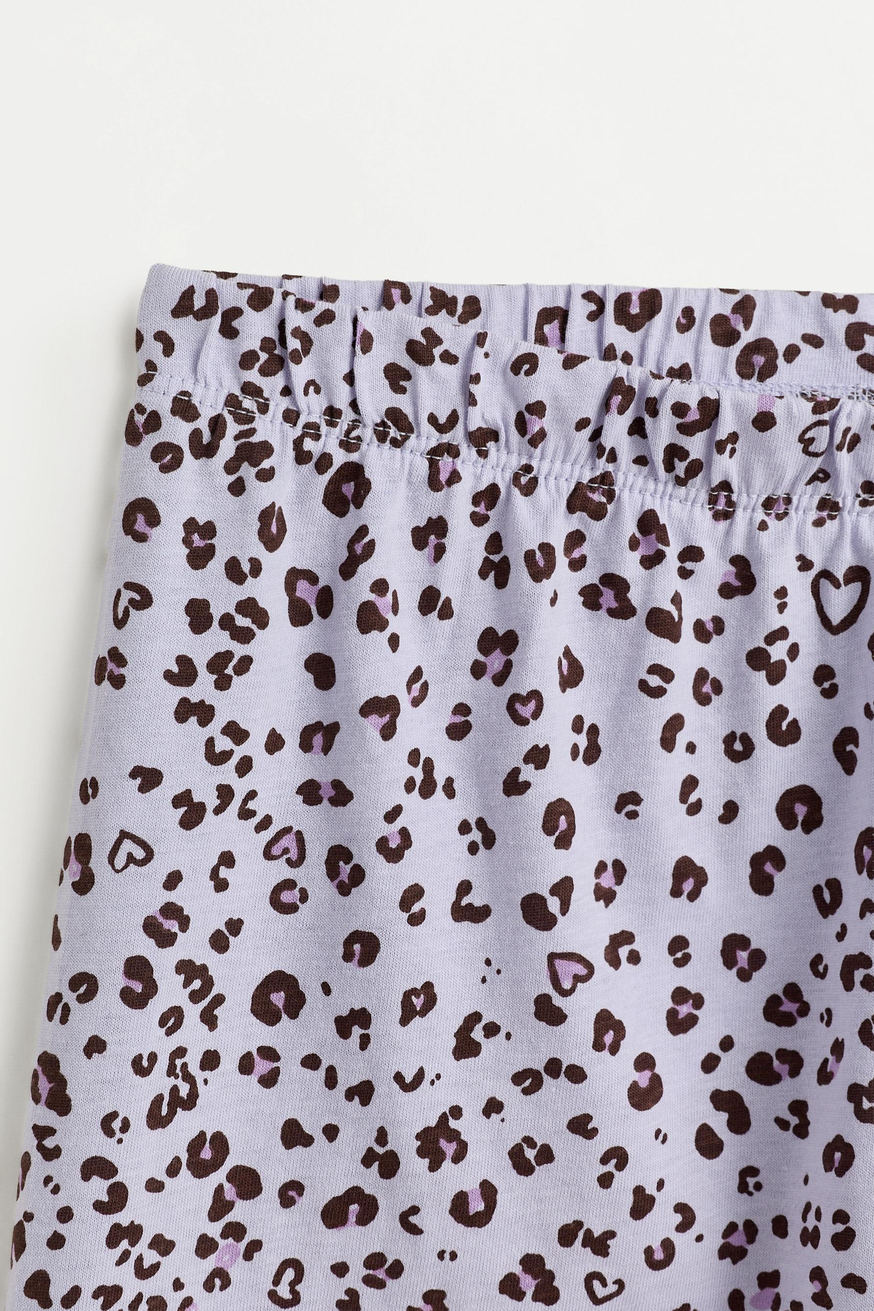 Short printed pyjamas — MAUVE
