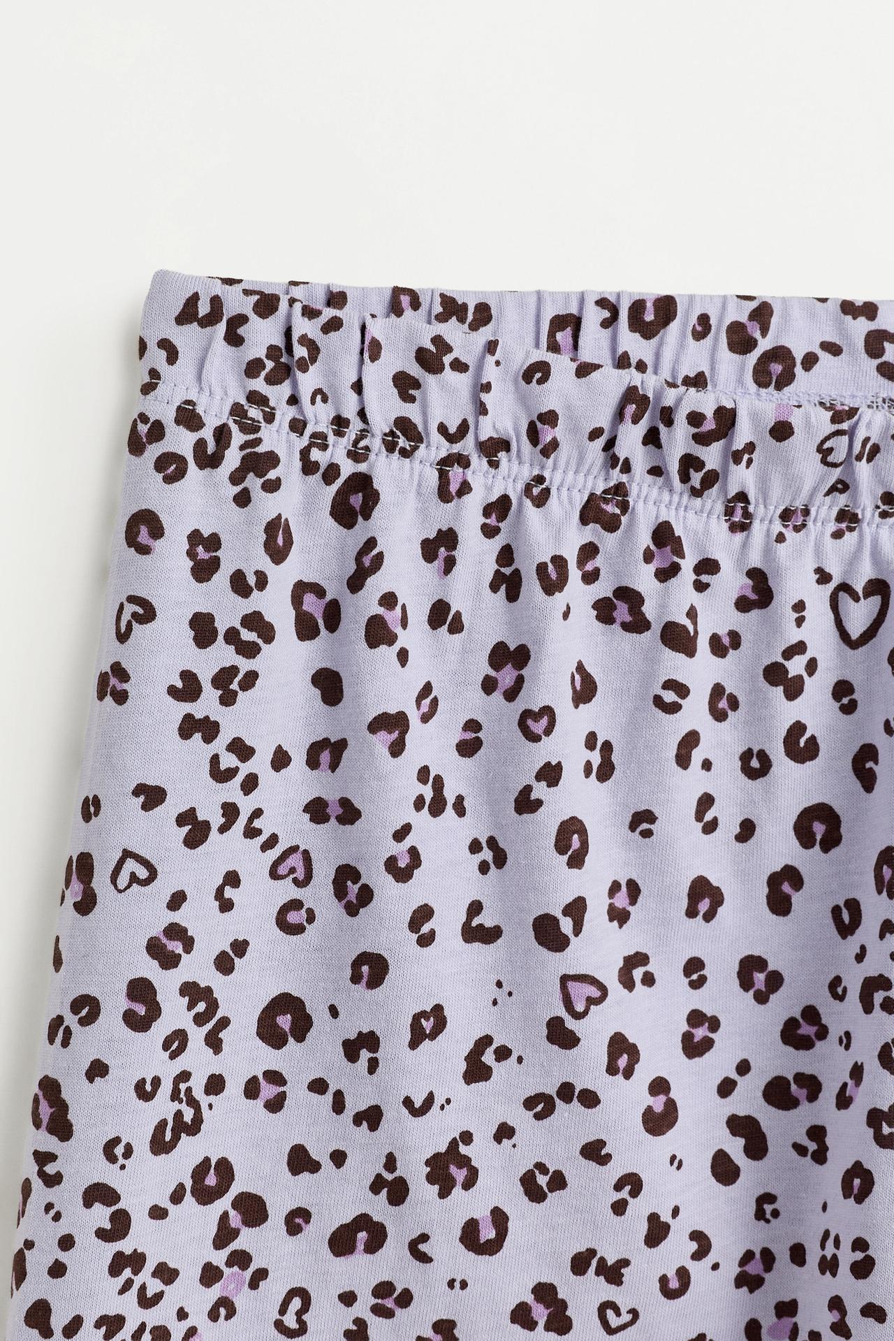 Short printed pyjamas — MAUVE