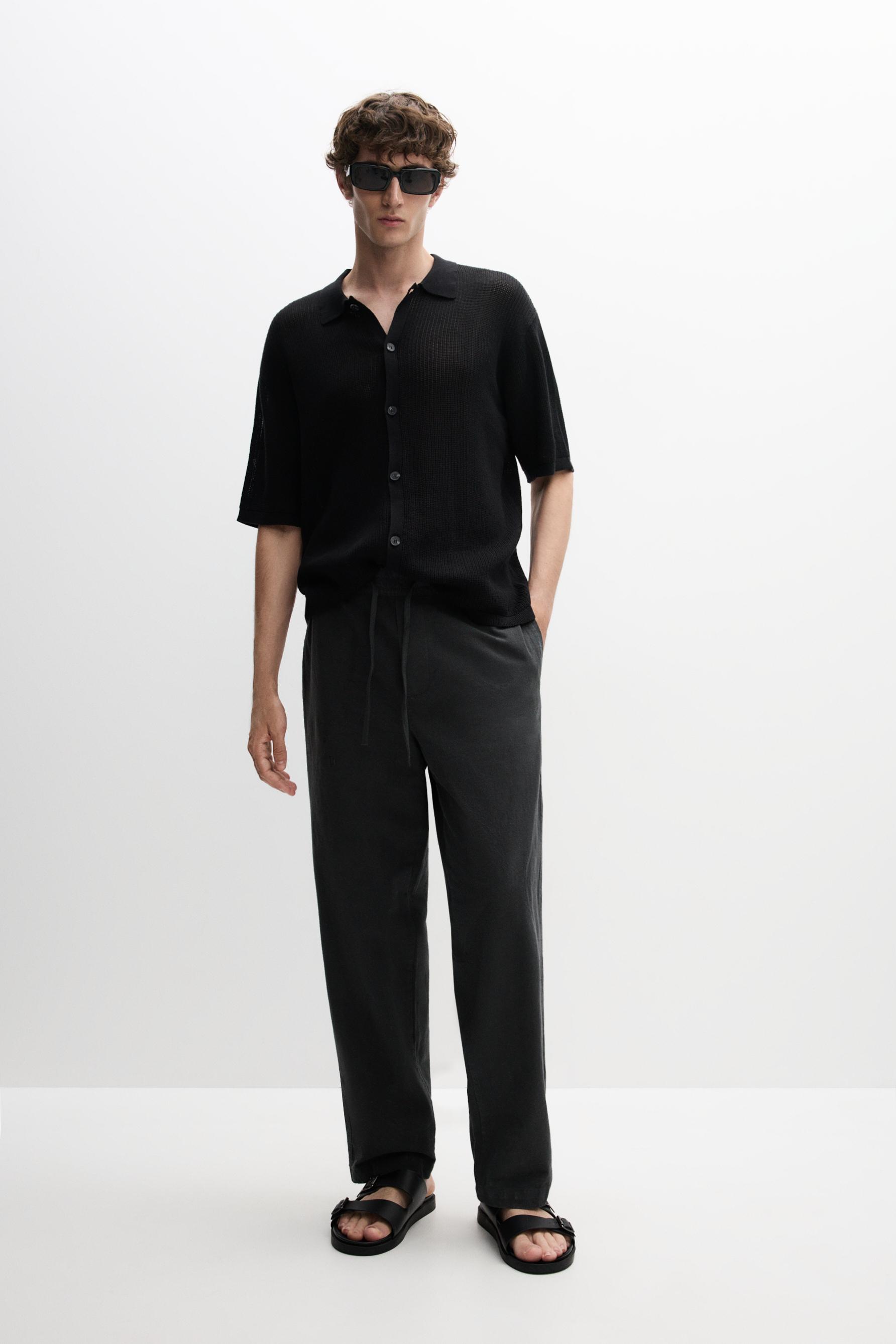 Pantalón estructura crepe