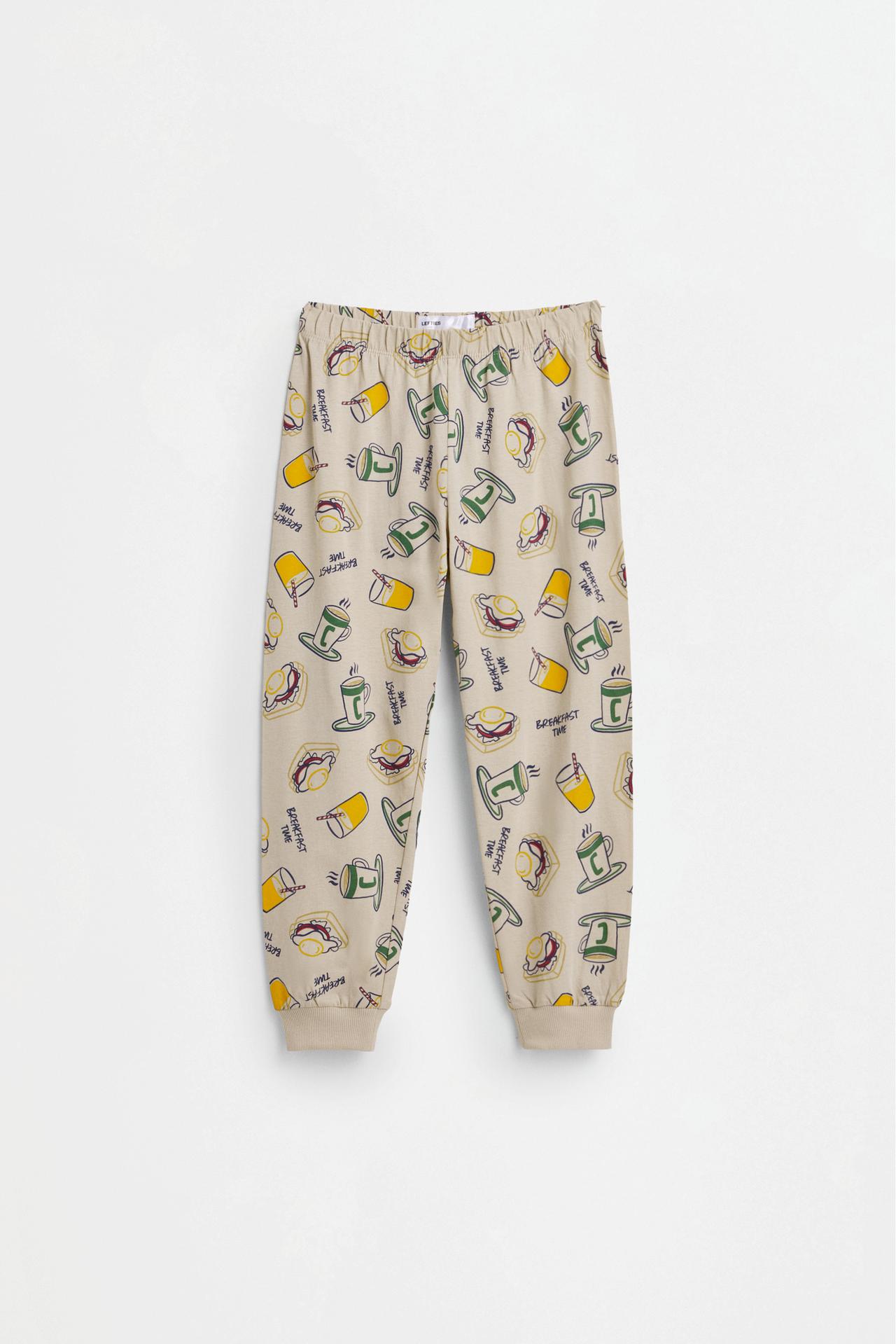 Long printed pyjamas — STONE