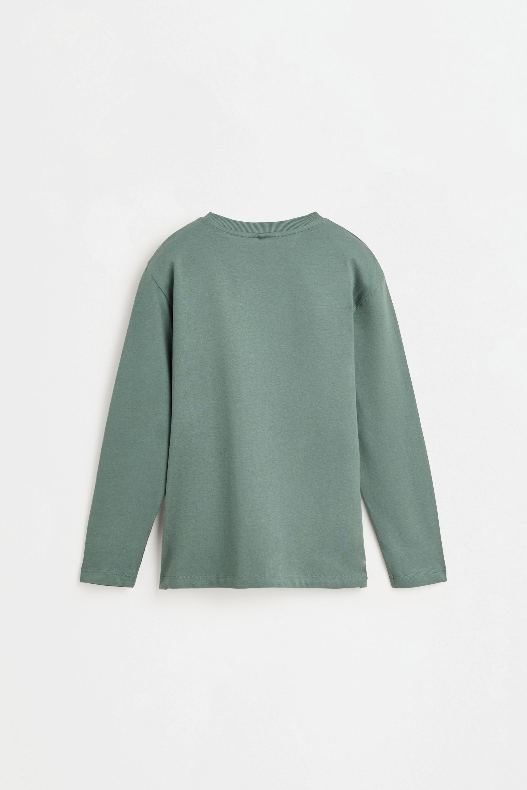 Pack of 4 plain long sleeve T-shirts — NAVY